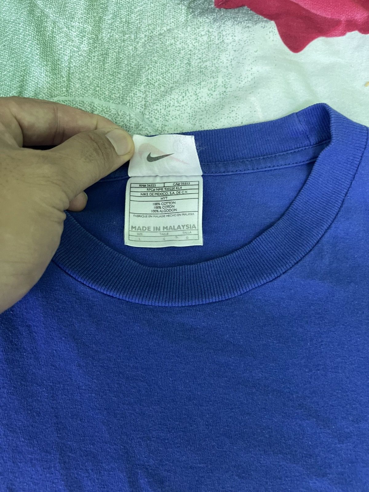 Nike Vintage 90's Nike KNVB Netherlands Just Do It T-Shirt Size US L / EU 52-54 / 3 - 10 Thumbnail