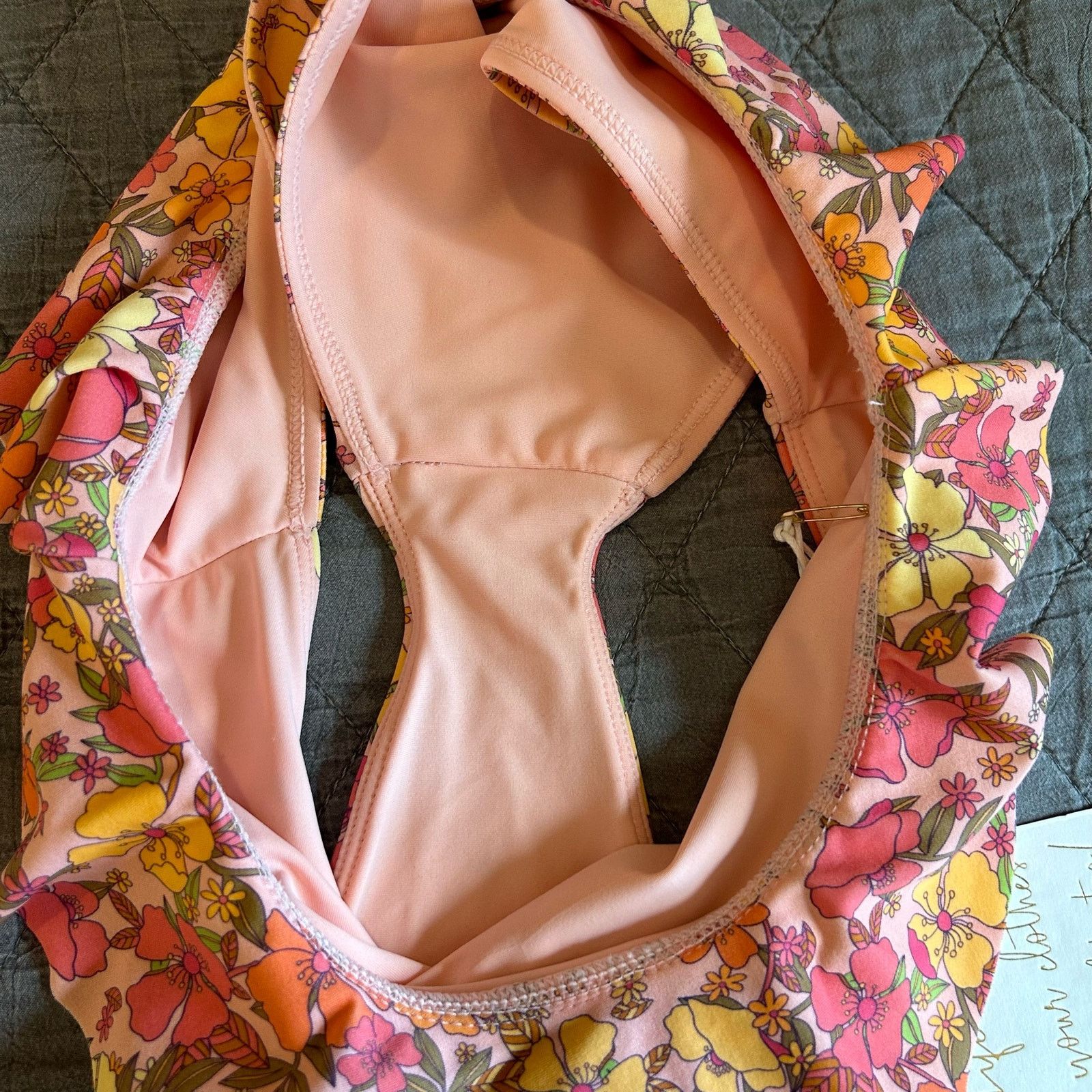 Show Me Your MuMu Show Me Your Mumu NWT Bikini Floral Top Sz M Bottoms Sz S Size ONE SIZE - 8 Thumbnail