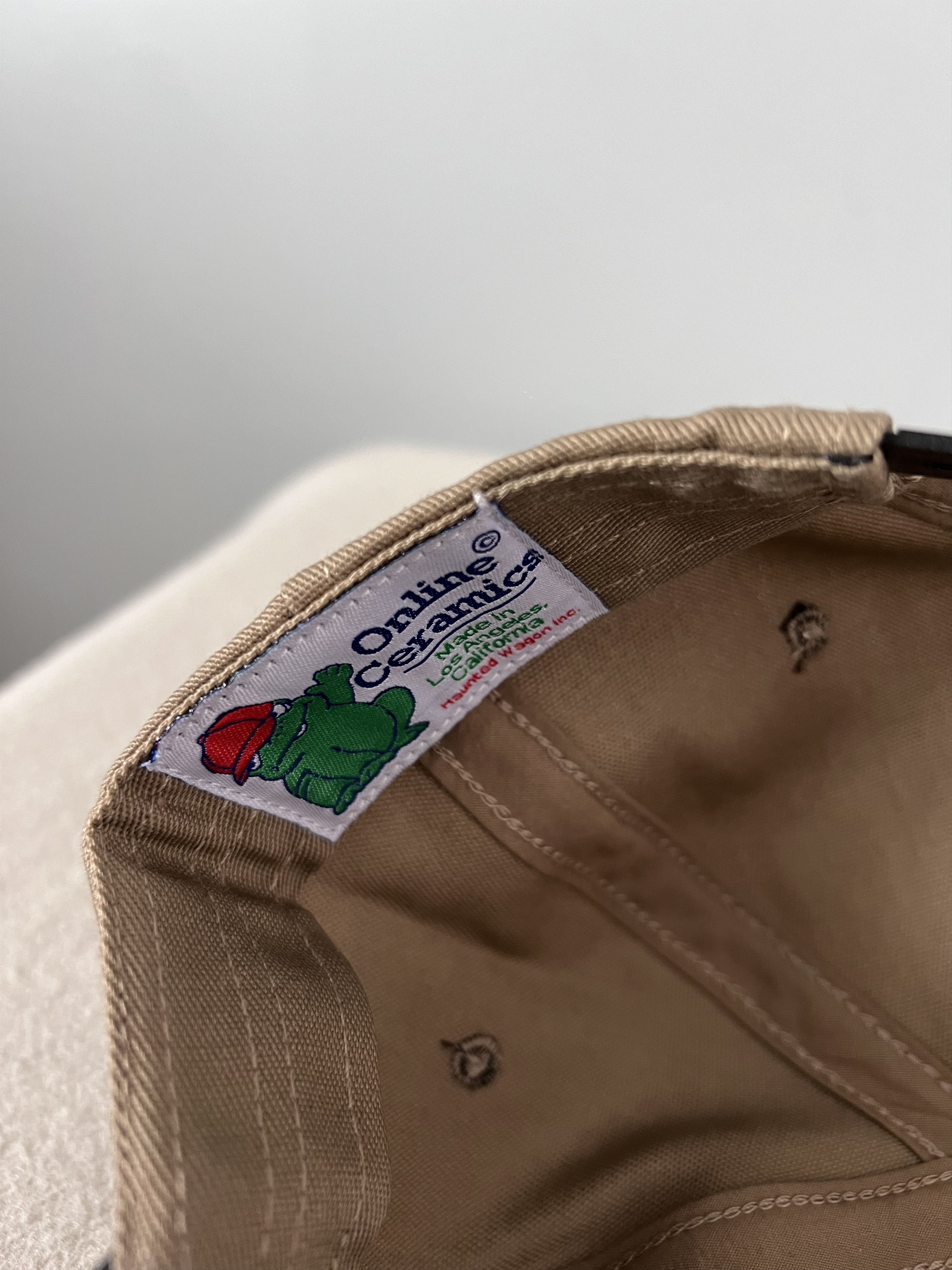 Online Ceramics Online Ceramics Frog Friends Logo Hat in Brown Size ONE SIZE - 6 Thumbnail