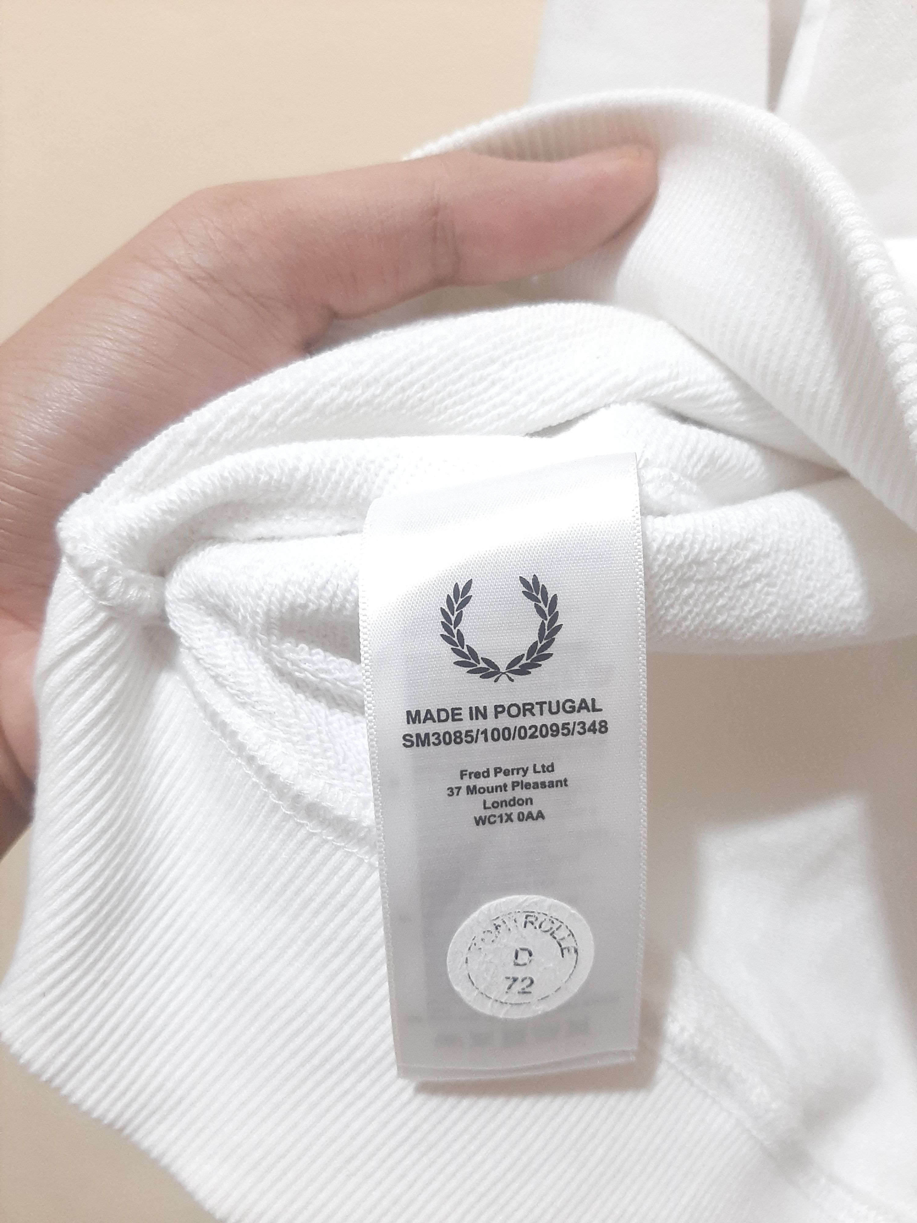 Fred Perry × Raf Simons Raf Simons x Fred Perry Tape Detail Hoodie Size US L / EU 52-54 / 3 - 7 Thumbnail
