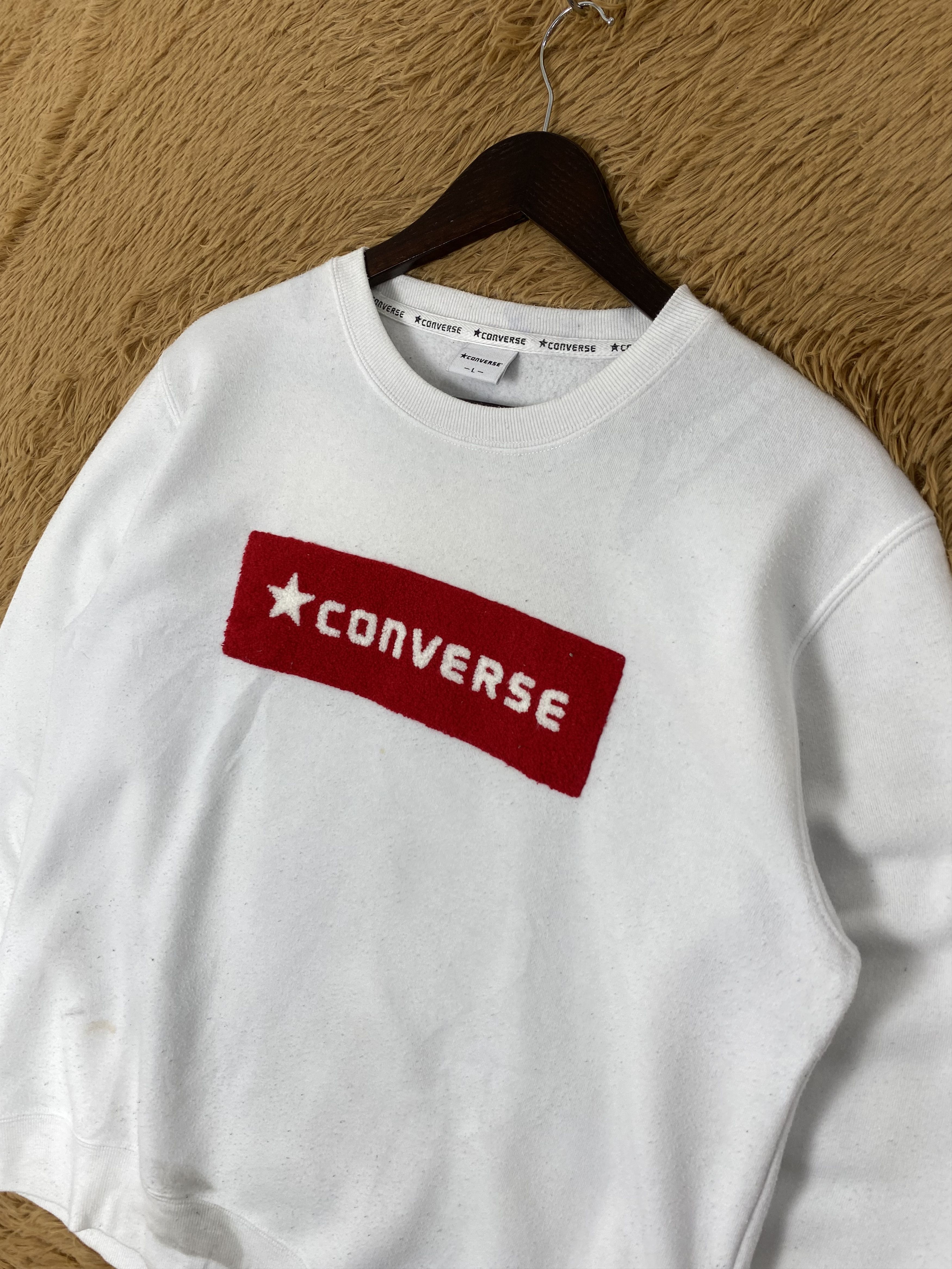 Converse Vintage Converse Big Logo Sweatshirts PS0118 Size US L / EU 52-54 / 3 - 2 Thumbnail