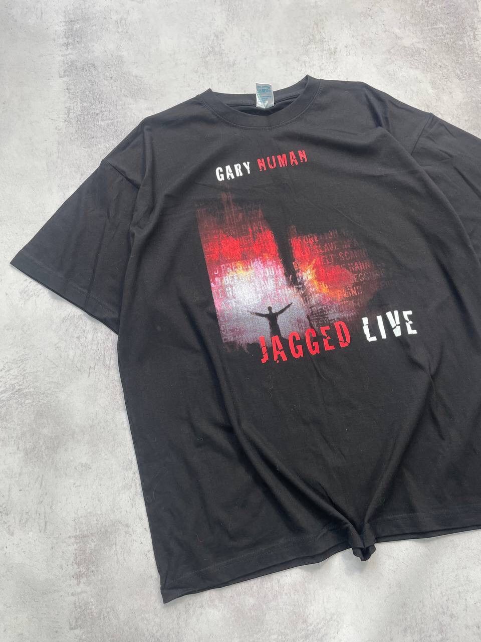 Band Tees × Japanese Brand × Vintage Vintage Gary Numan Jagged Live Tour 2007 Tee T-Shirt Y2K Size US XL / EU 56 / 4 - 2 Thumbnail
