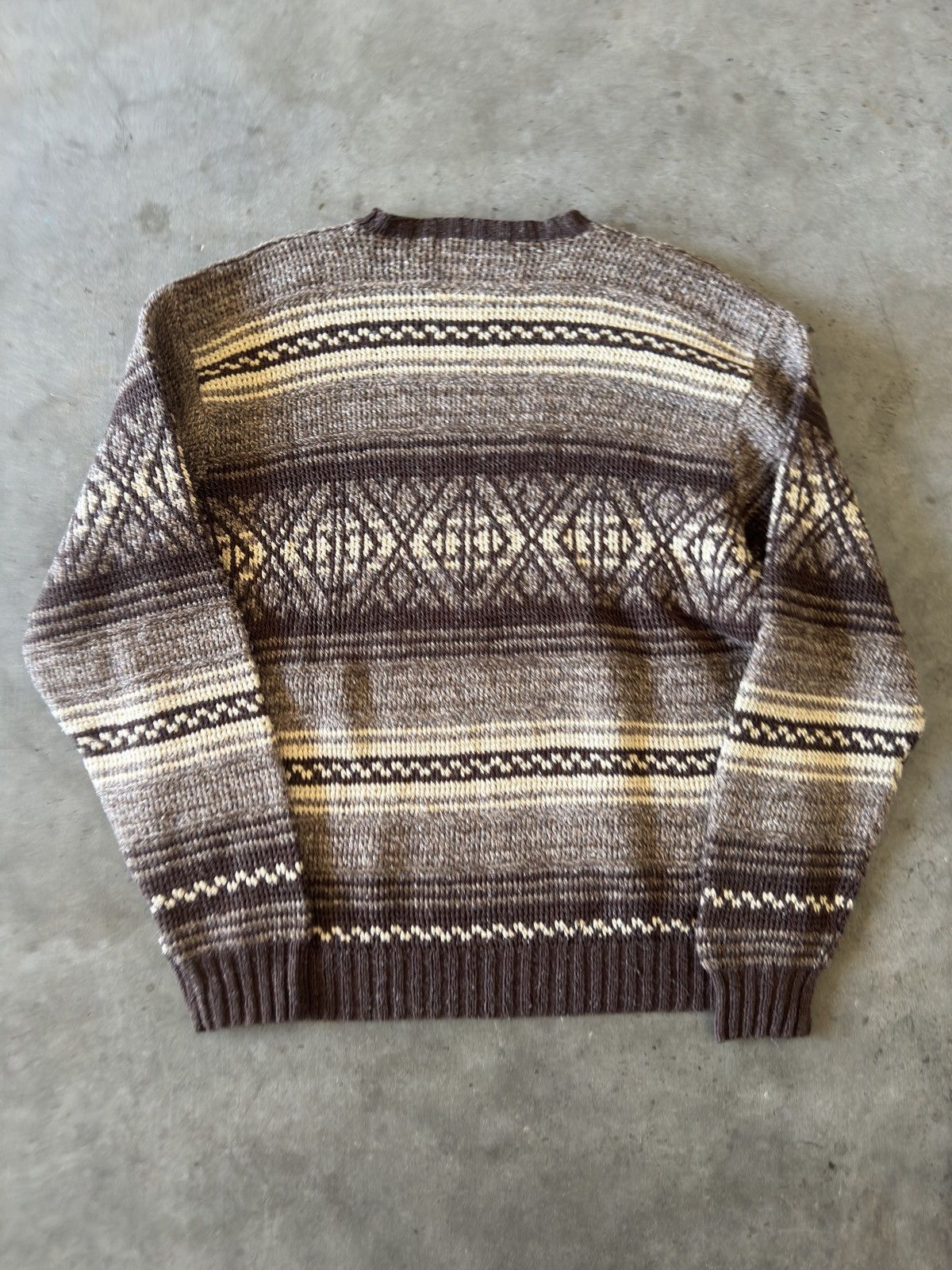Polo Ralph Lauren POLO Ralph Lauren Hand Knit Southwestern Print Sweater Size US L / EU 52-54 / 3 - 7 Thumbnail