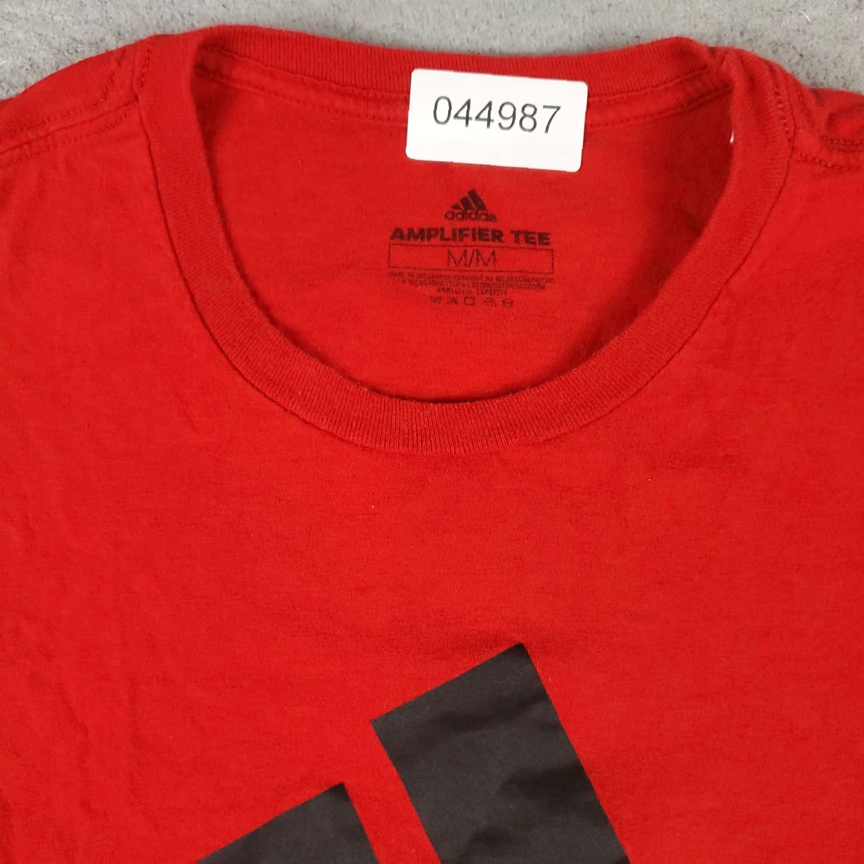Adidas Adidas T Shirt Mens Medium Red Logo Casual Short Sleeve Adult Size US M / EU 48-50 / 2 - 3 Thumbnail