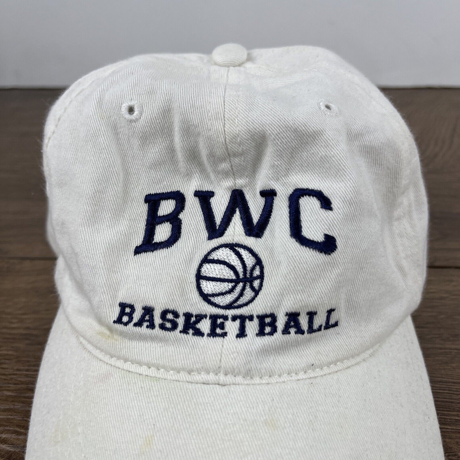 Other BWC Basketball Hat Baldwin Wallace White Adjustable Hat Adul Size ONE SIZE - 8 Thumbnail