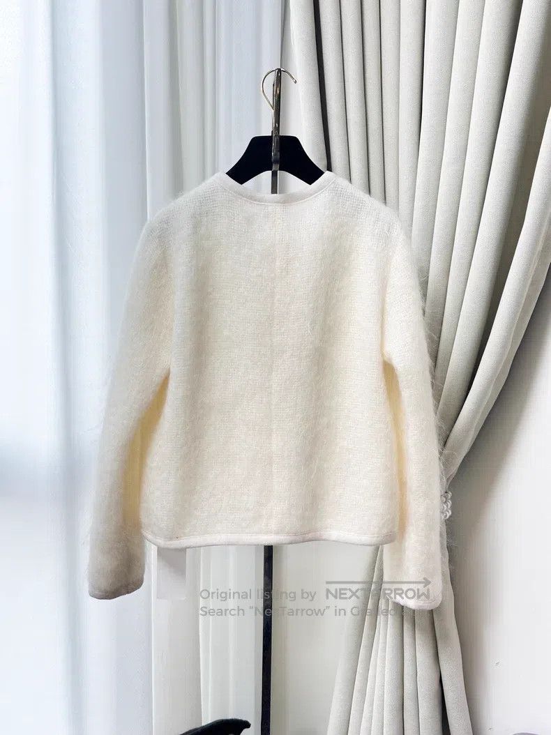 Chanel Chanel Long-sleeved plush coat with bow Size XXS / US 00 / IT 34 - 3 Thumbnail