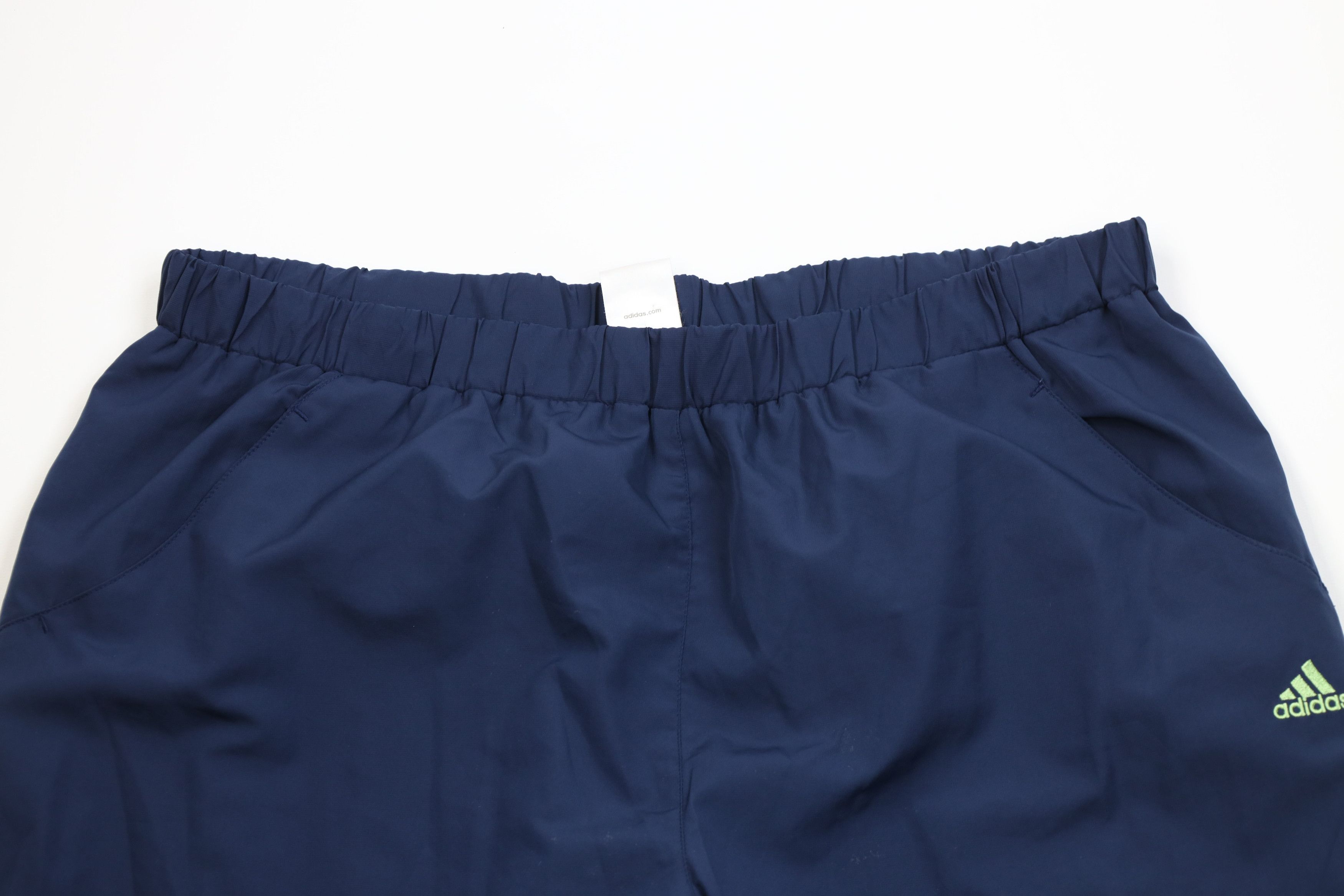 Adidas Vintage 90s Y2K Adidas Lined Wide Leg Windbreaker Pants Size 36" / US 14 / IT 50 - 2 Thumbnail