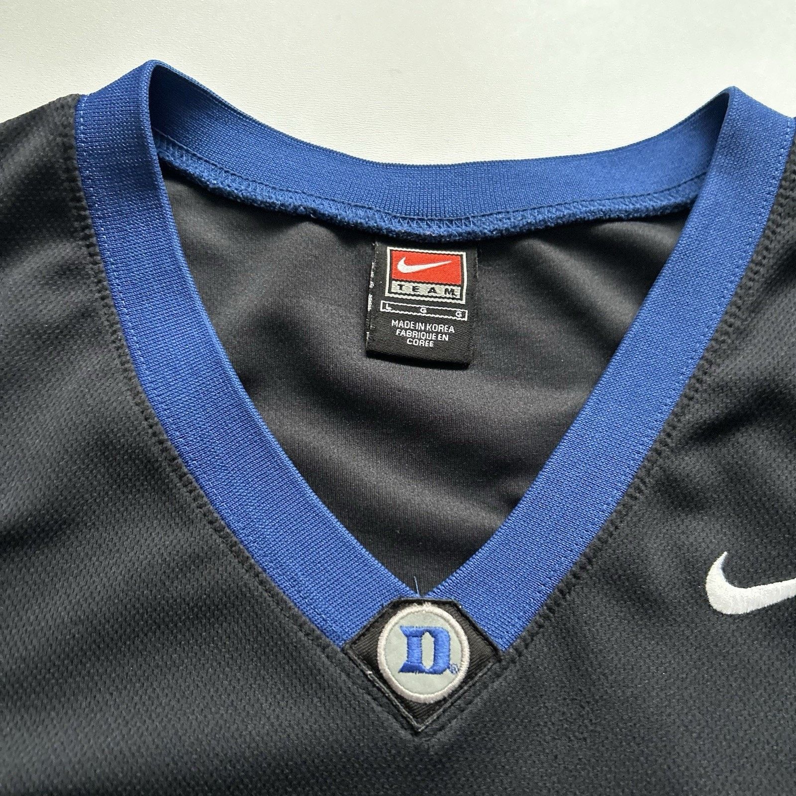 NCAA Vintage Duke Basketball Jersey Size Large Nike Y2K NCAA Rare Size US L / EU 52-54 / 3 - 12 Thumbnail
