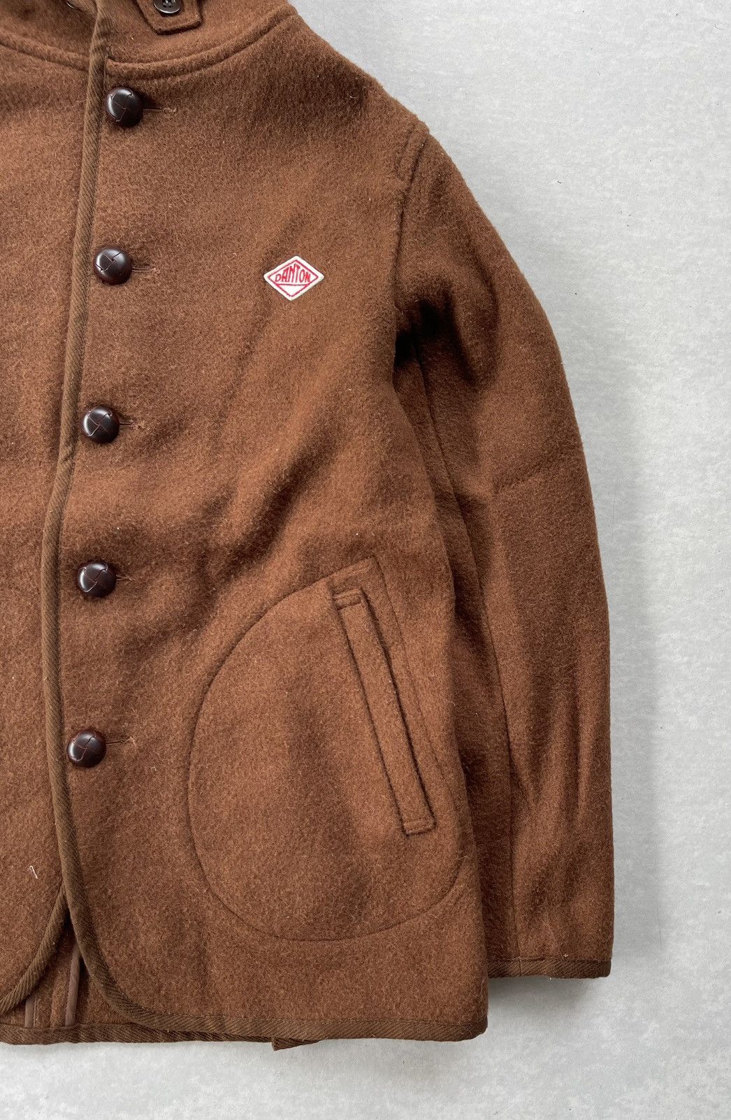 Danton × Japanese Brand 🔥 DANTON JAPAN MEN'S WOOL BUTTON JACKET Size US M / EU 48-50 / 2 - 7 Thumbnail