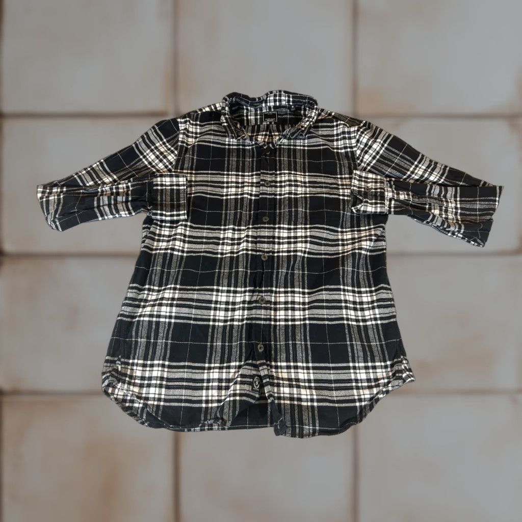 Todd Snyder Todd Snyder Shirt Men M Flannel Black Plaid Button Long Sleeve Cotton Size US M / EU 48-50 / 2 - 1 Thumbnail