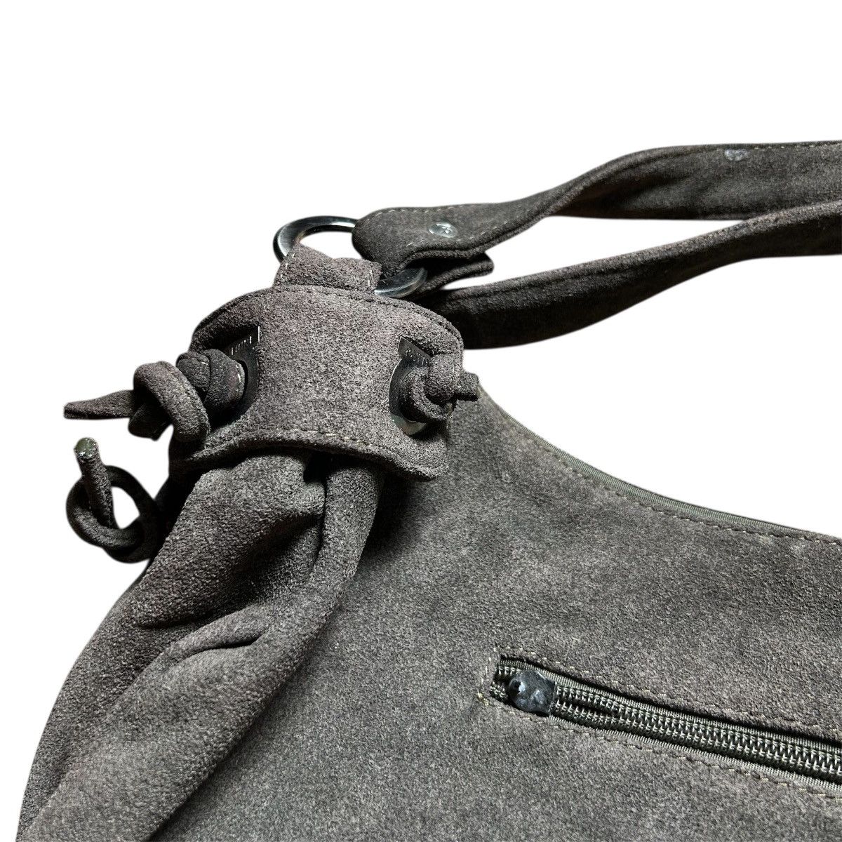 Vintage Vintage Patinni Suede Bag Size ONE SIZE - 4 Thumbnail
