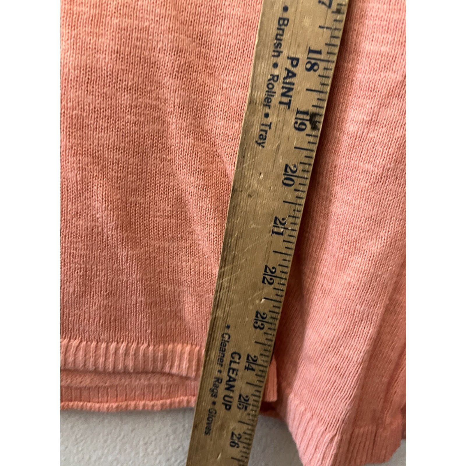 Gap VINTAGE Gap Women's Solid Long Sleeve Crew Neck T-Shirt Medium Pink Casual Fitted All Seasons Size M / US 6-8 / IT 42-44 - 5 Thumbnail