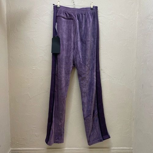 Needles Sweat Pants Velour Track Side Tape Purple Size US 26 / EU 42 - 2 Thumbnail