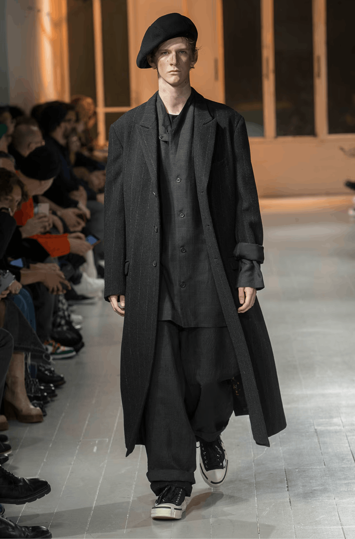 Yohji Yamamoto Yohji Yamamoto Pour Homme AW20 - Airy Mossa 8 Piece Beret Size ONE SIZE - 5 Thumbnail