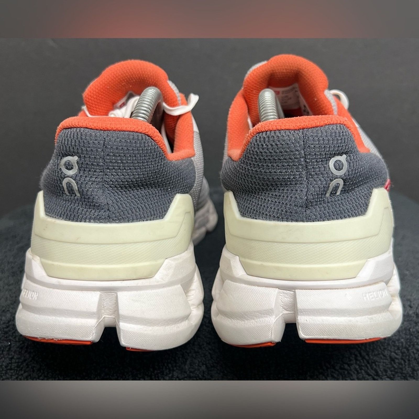 On ON Cloudflyer Men's 10 Glacier Flame Gray Running Sneakers Size US 10 / EU 43 - 6 Thumbnail
