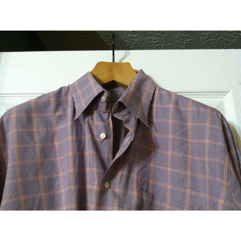 Peter Millar PETER MILLAR MENS MULTICOLOR 100%COTTON CASUAL SHIRT SIZE: L Size US L / EU 52-54 / 3 - 1 Thumbnail