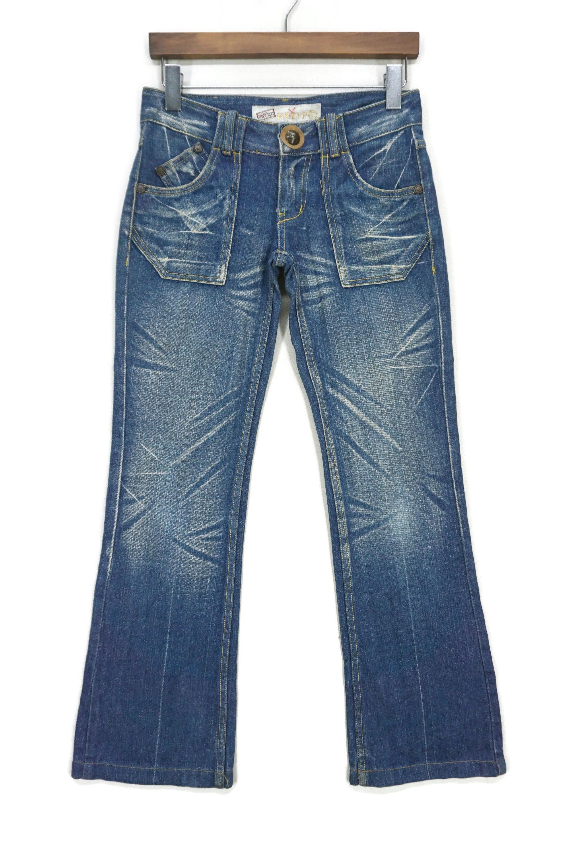 Japanese Brand Red Pepper Jeans Size 25 fit W28xL29 Low Rise Bootcut Size 25" / US 0 / IT 36 - 2 Thumbnail