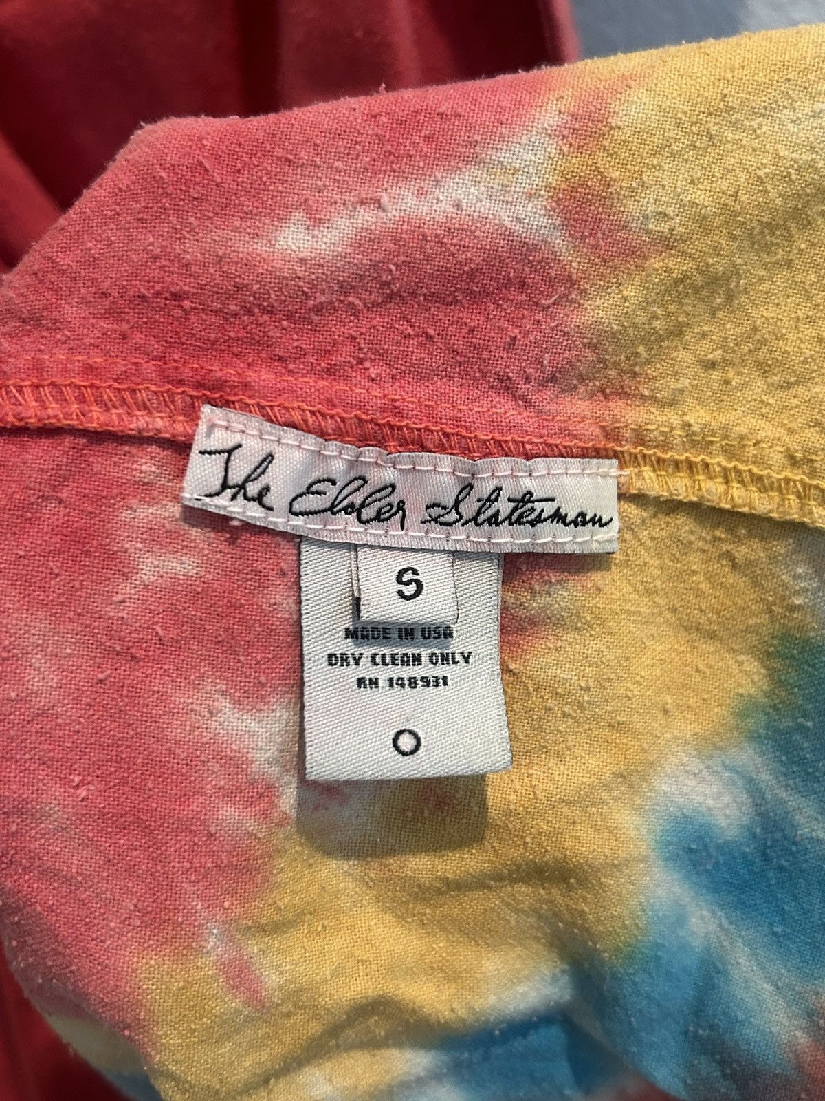 The Elder Statesman Boiled Silk Tie-Dye Robe Dress Size S / US 4 / IT 40 - 6 Thumbnail