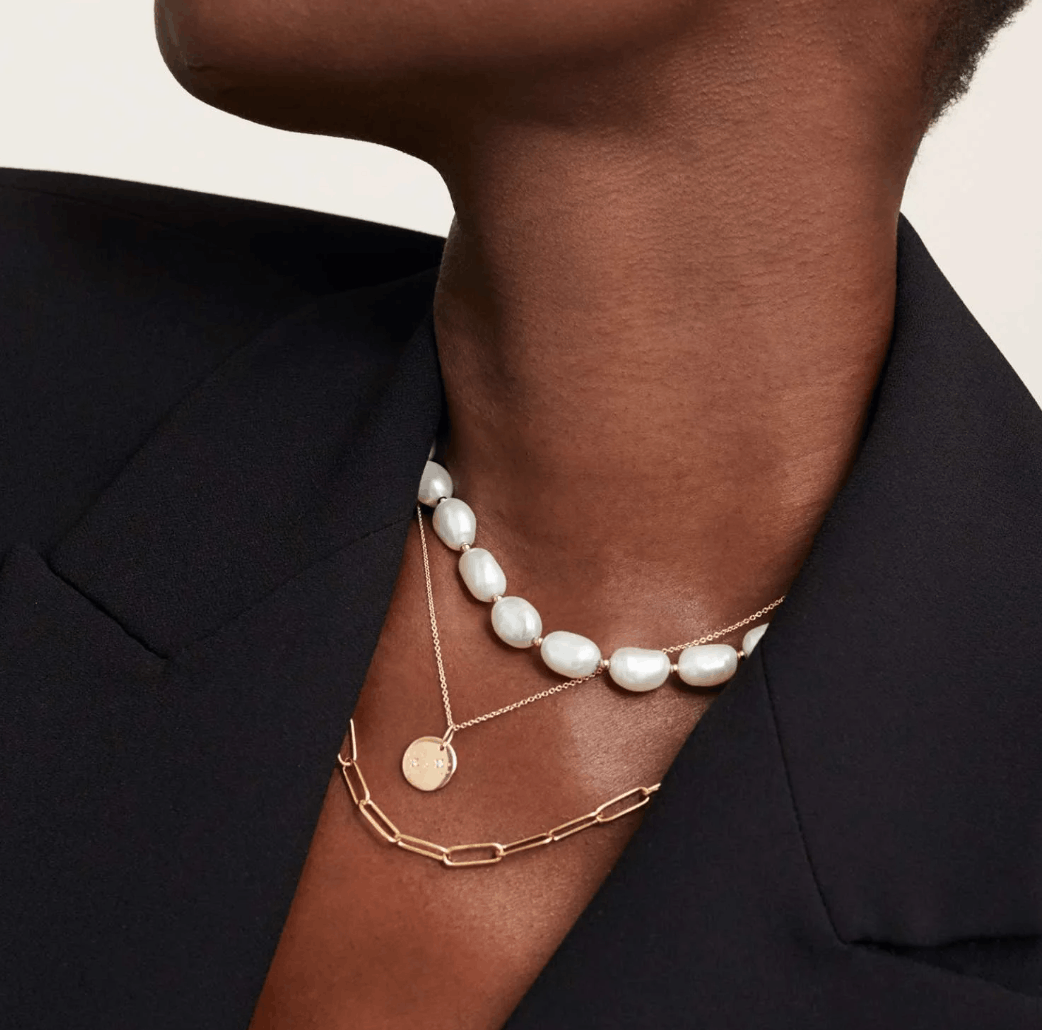 mejuri Mejuri - Bold pearl necklace (Deadstock) Size ONE SIZE - 3 Thumbnail