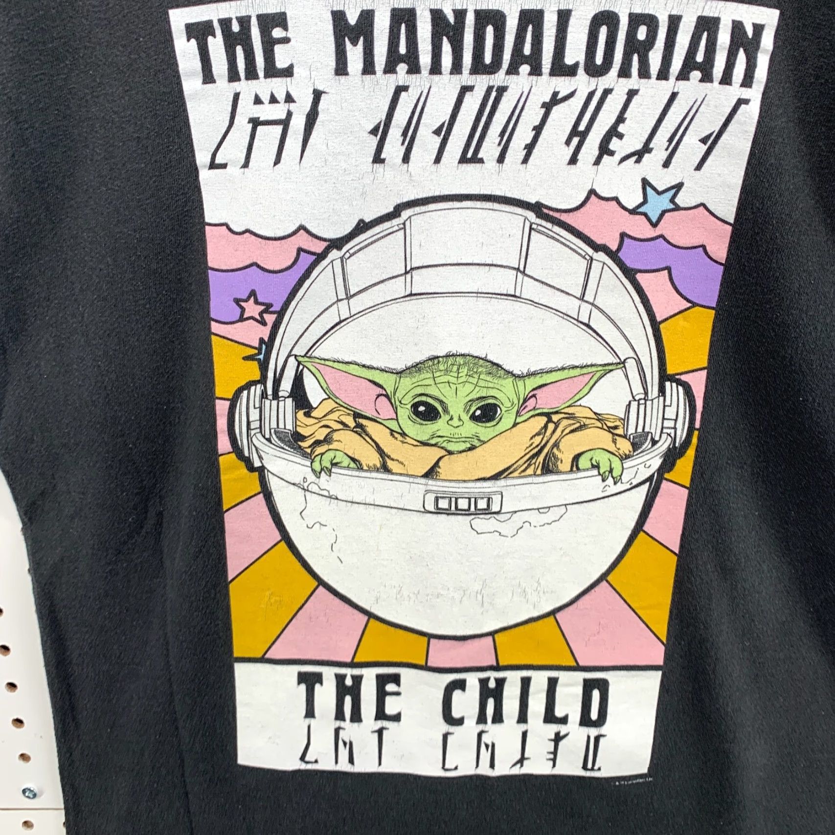 Vintage The Mandalorian Child Shirt Black Adult Small Short Sleeve Movie TEE 20x25 Size US S / EU 44-46 / 1 - 7 Thumbnail
