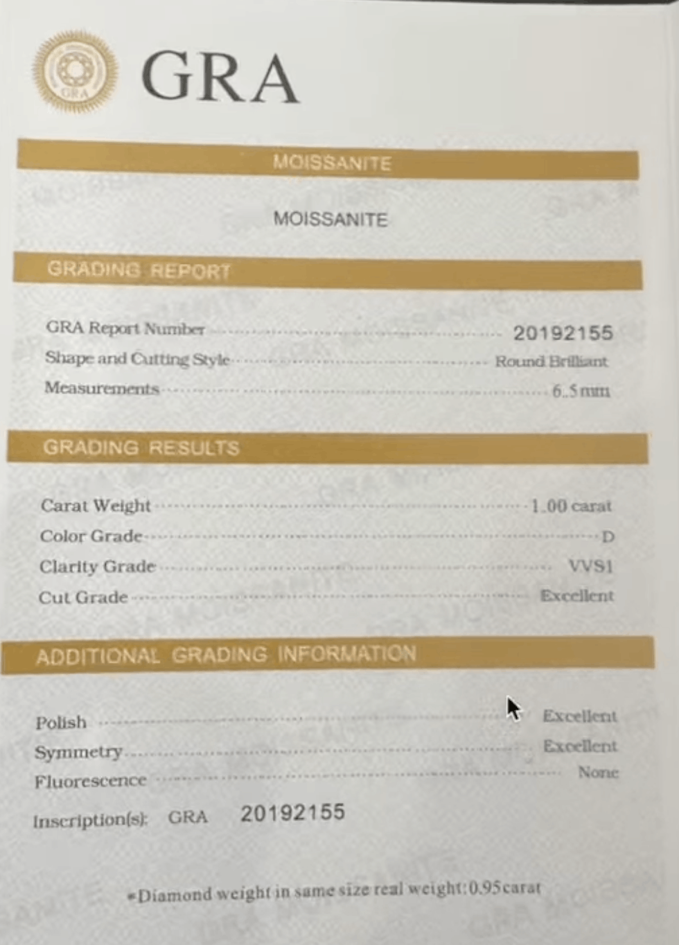 Other VVS1 Moissanite Engagement Ring Size ONE SIZE - 8 Thumbnail