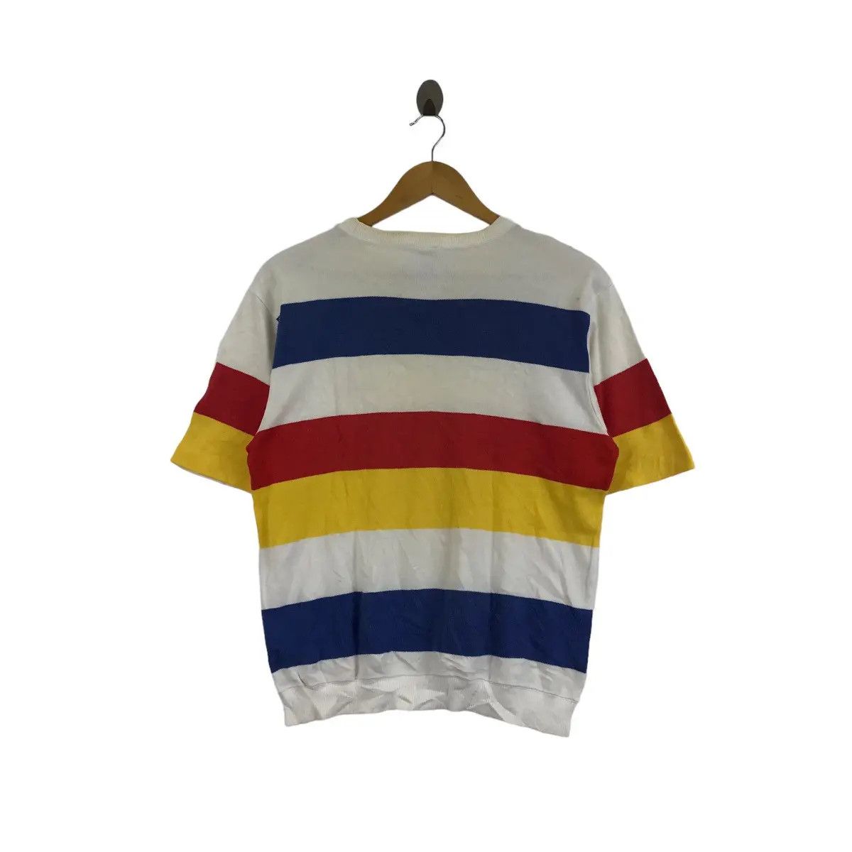 Hang Ten Vintage 80’ HANG TEN SURF Striped Hawaii Rainbow Tee Shirt Size US L / EU 52-54 / 3 - 3 Thumbnail