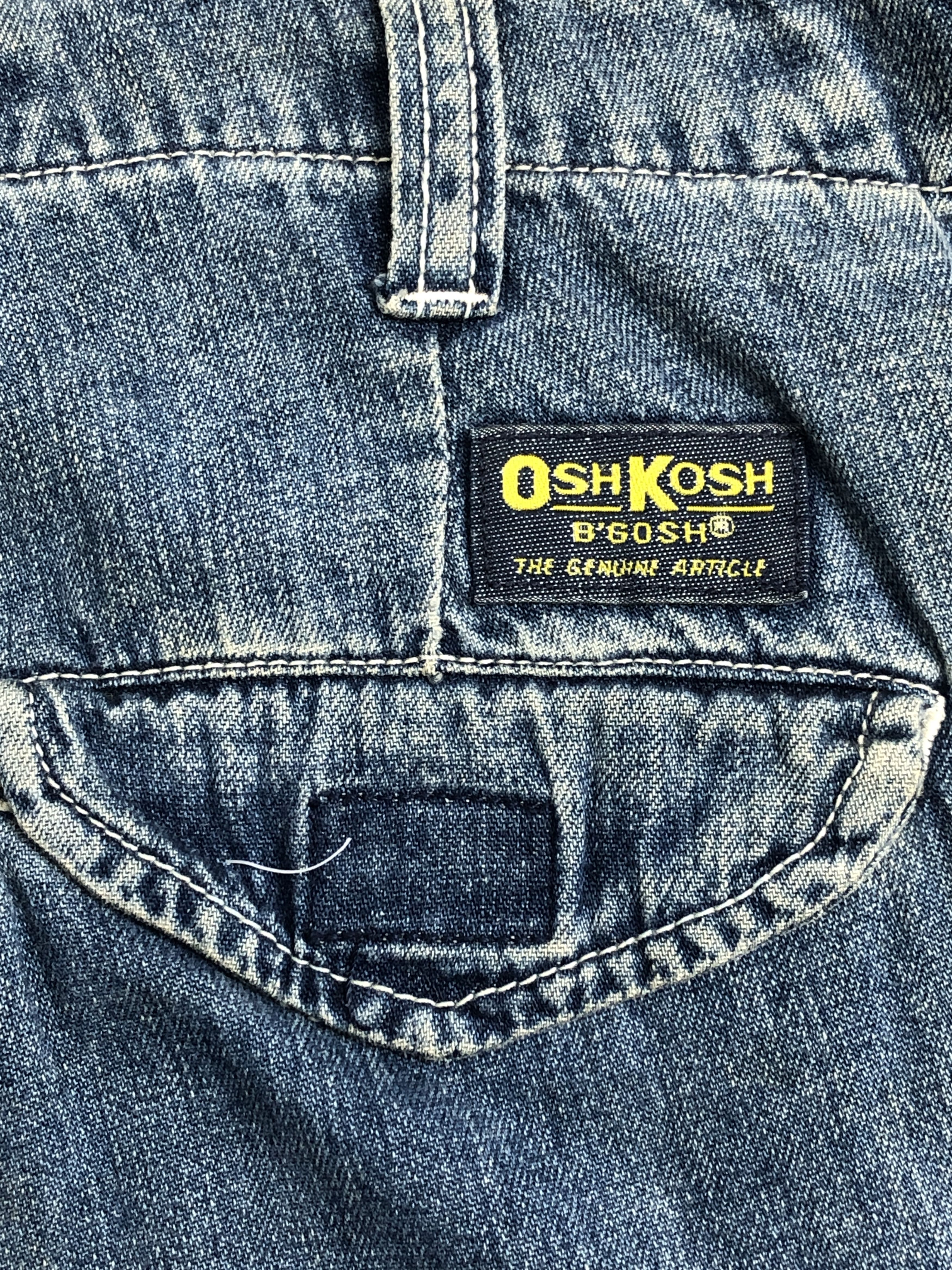 Oshkosh Vintage Oshkosh B'Gosh Muliti Pocket Cargo Denim DP2424 Size US 31 - 6 Thumbnail