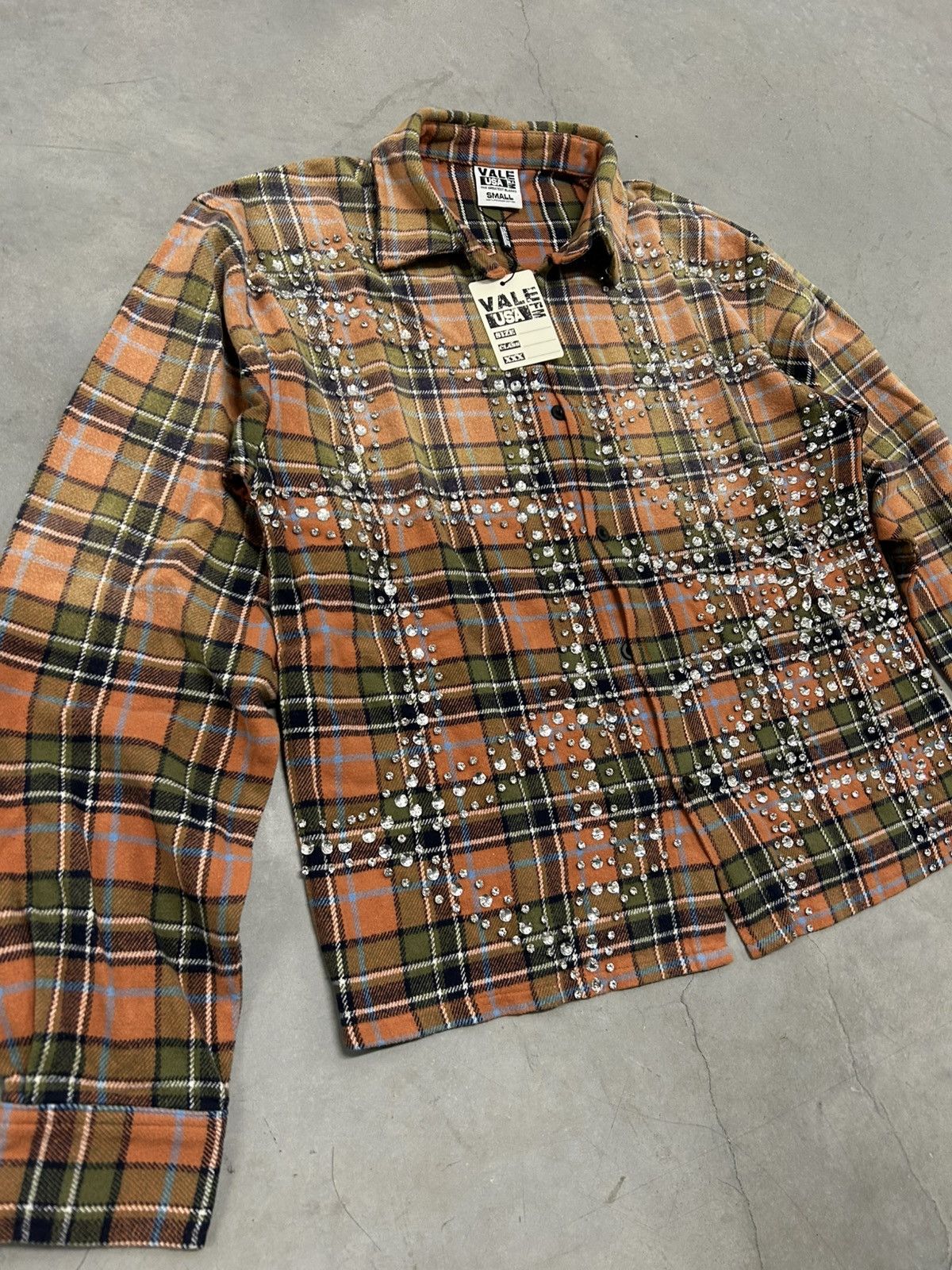 Vale Vale Forever Valley Studded Orange Pumpkin Patch Flannel Size US S / EU 44-46 / 1 - 2 Thumbnail
