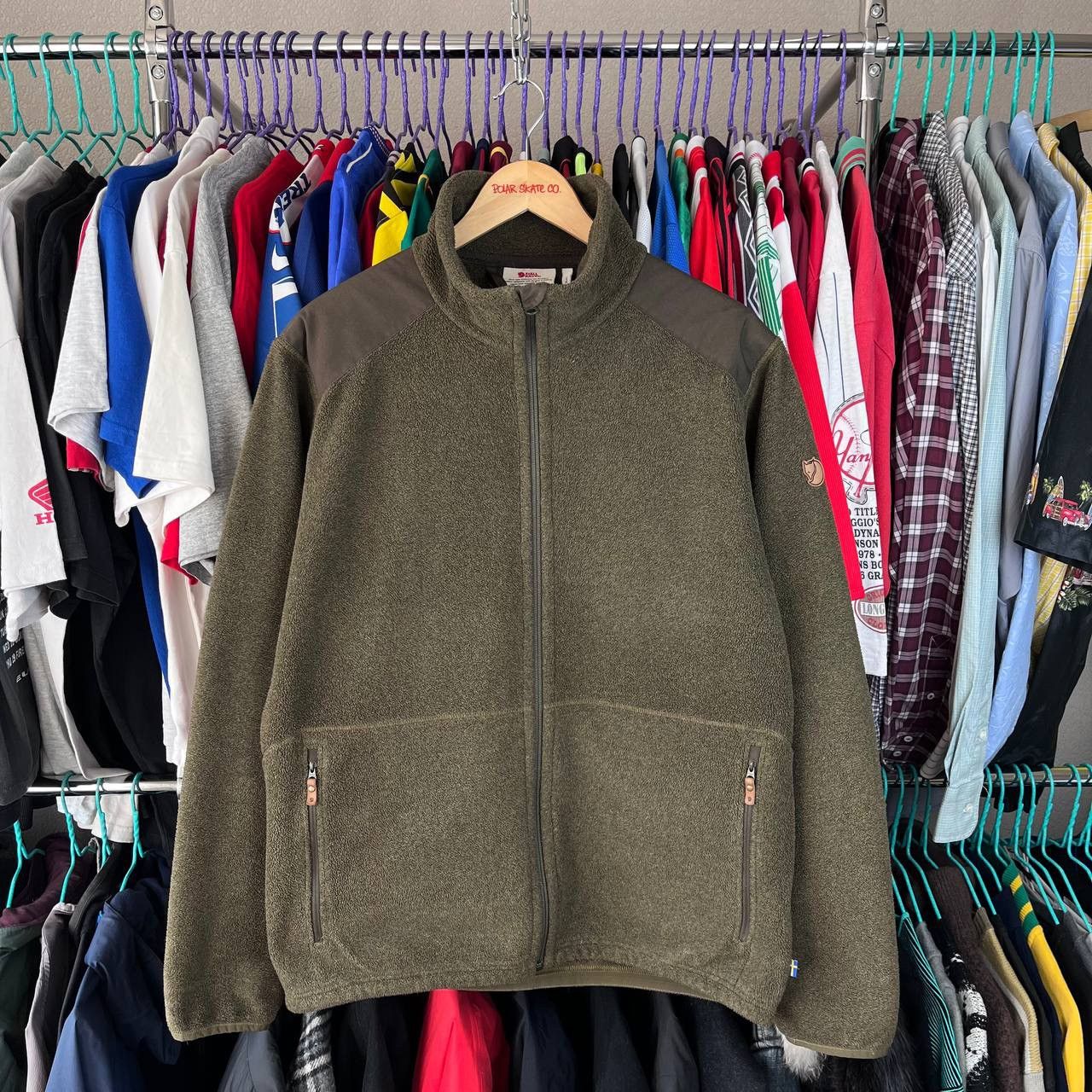 Fjallraven Fjallraven Green Zip Sten Fleece Jacket Size US L / EU 52-54 / 3 - 1 Thumbnail