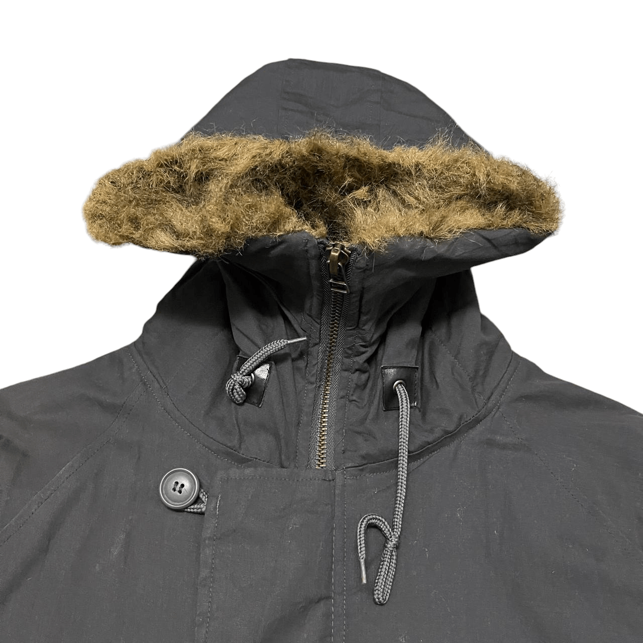 Woolrich Woolen Mills Vintage Woolrich Fur Hooded Jacket N2B Style Size US L / EU 52-54 / 3 - 6 Thumbnail