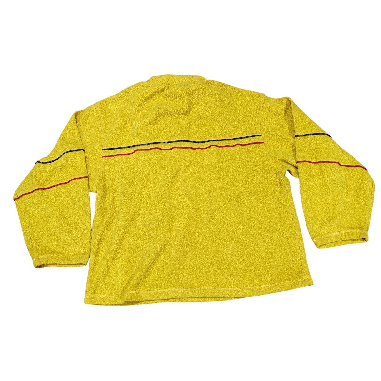 Vintage Vintage Y2K 90s Rue21 Yellow Pullover Fleece 1/4 Zip Xlarge Size US XL / EU 56 / 4 - 3 Thumbnail