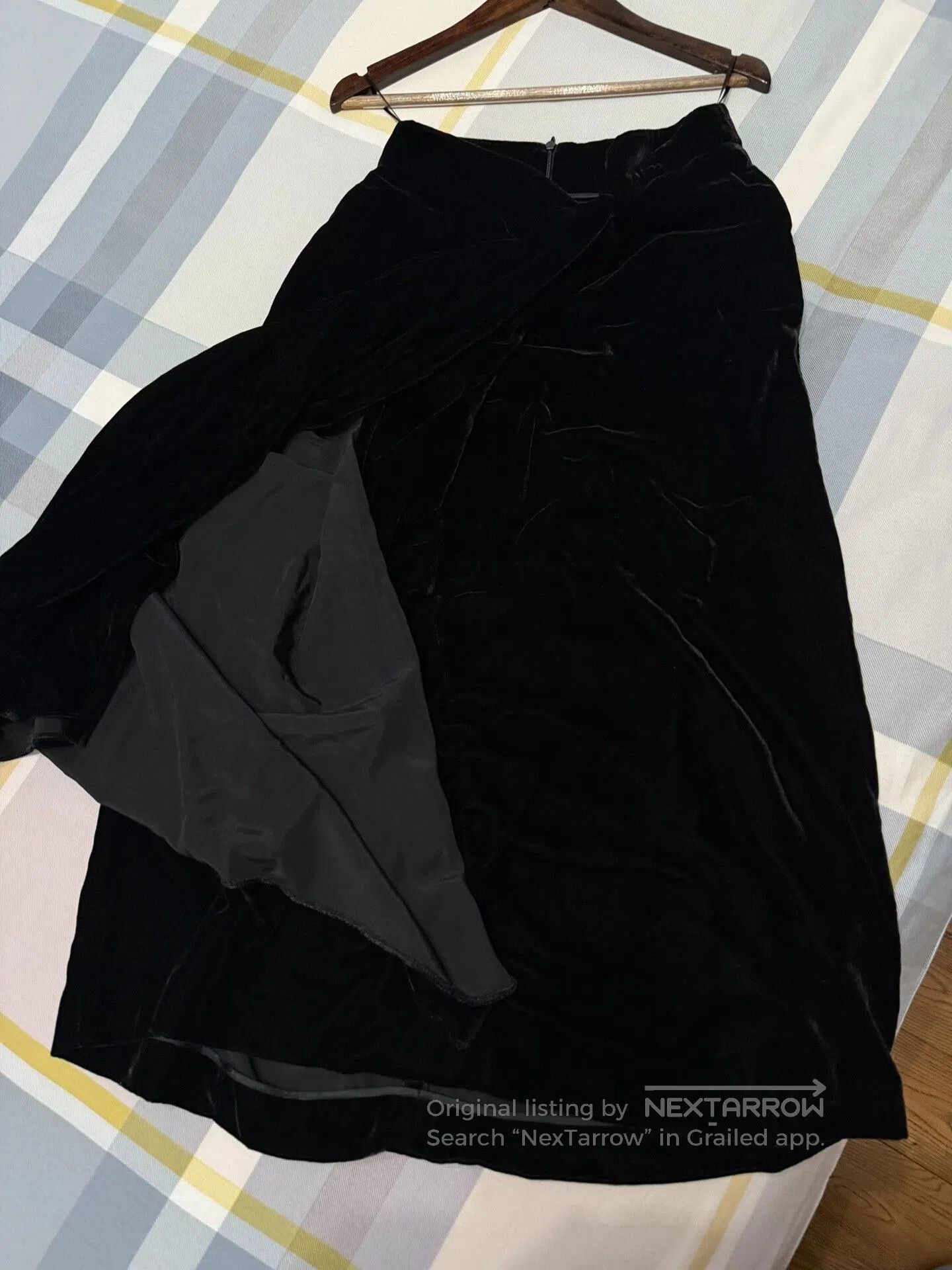Simone Rocha Black Velvet Simone Rocha Skirt. Size 27" / US 4 / IT 40 - 2 Thumbnail