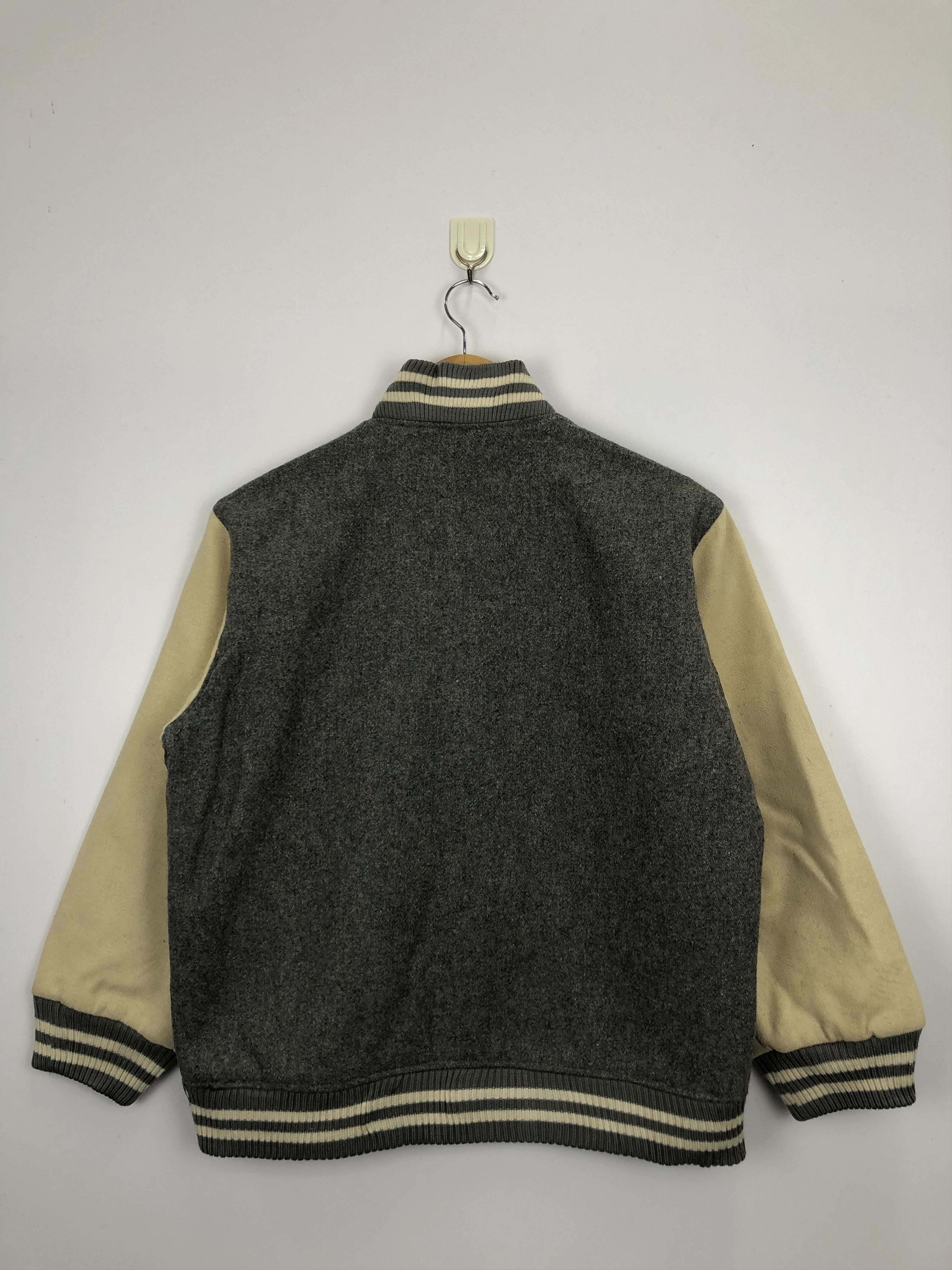 Japanese Brand Vintage Japanese Brand Reversible Wool Varsity Jacket V0345 Size US L / EU 52-54 / 3 - 3 Thumbnail