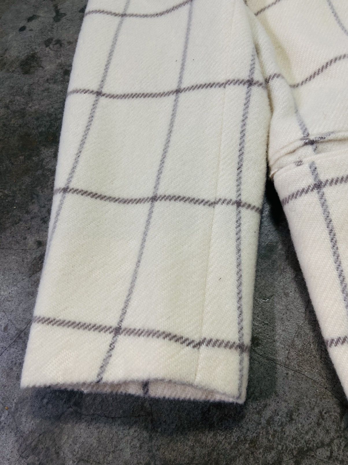 Christian Dior Monsieur Plaid Tartan Wool Blazer (Beige)