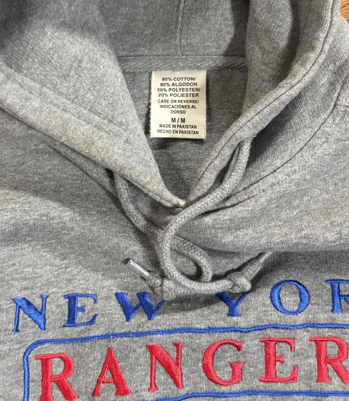 Vintage Vintage New York Rangers Heather Grey Hoodie (Size M) Size US M / EU 48-50 / 2 - 2 Thumbnail