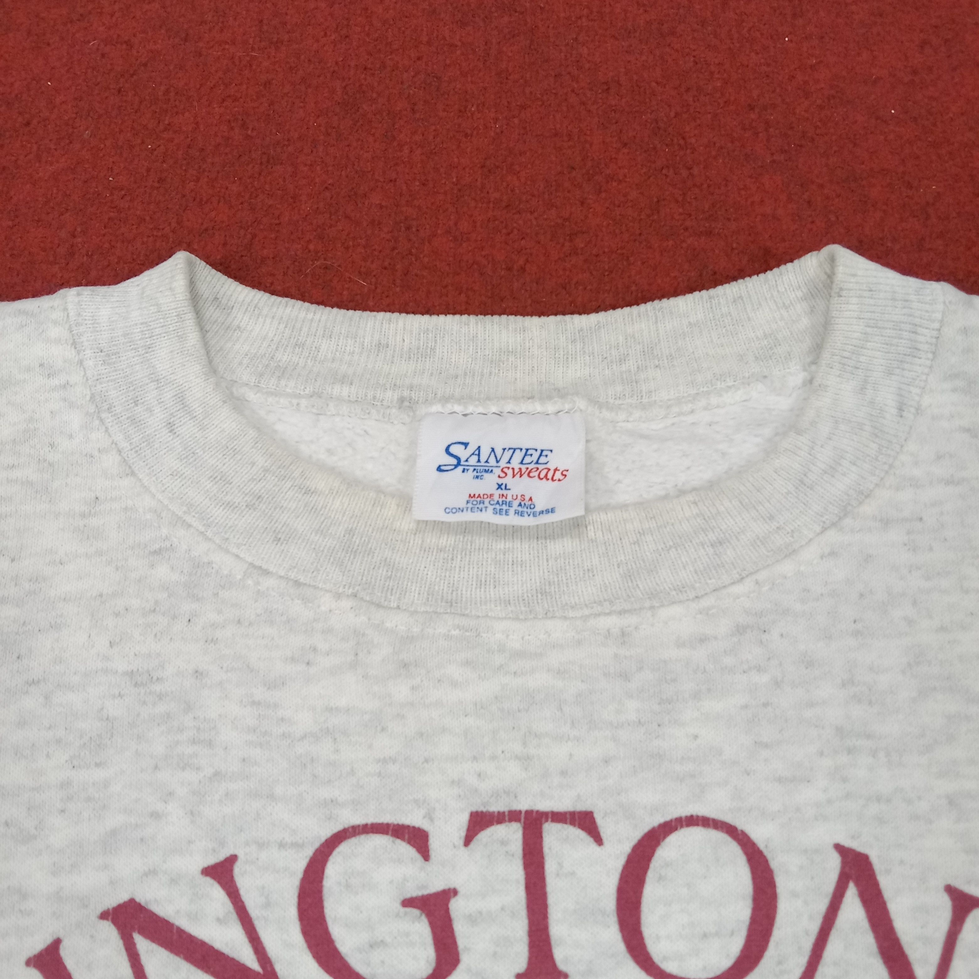Vintage Washington University Streetwear Style Vintage Sweatshirt Size US XL / EU 56 / 4 - 4 Thumbnail