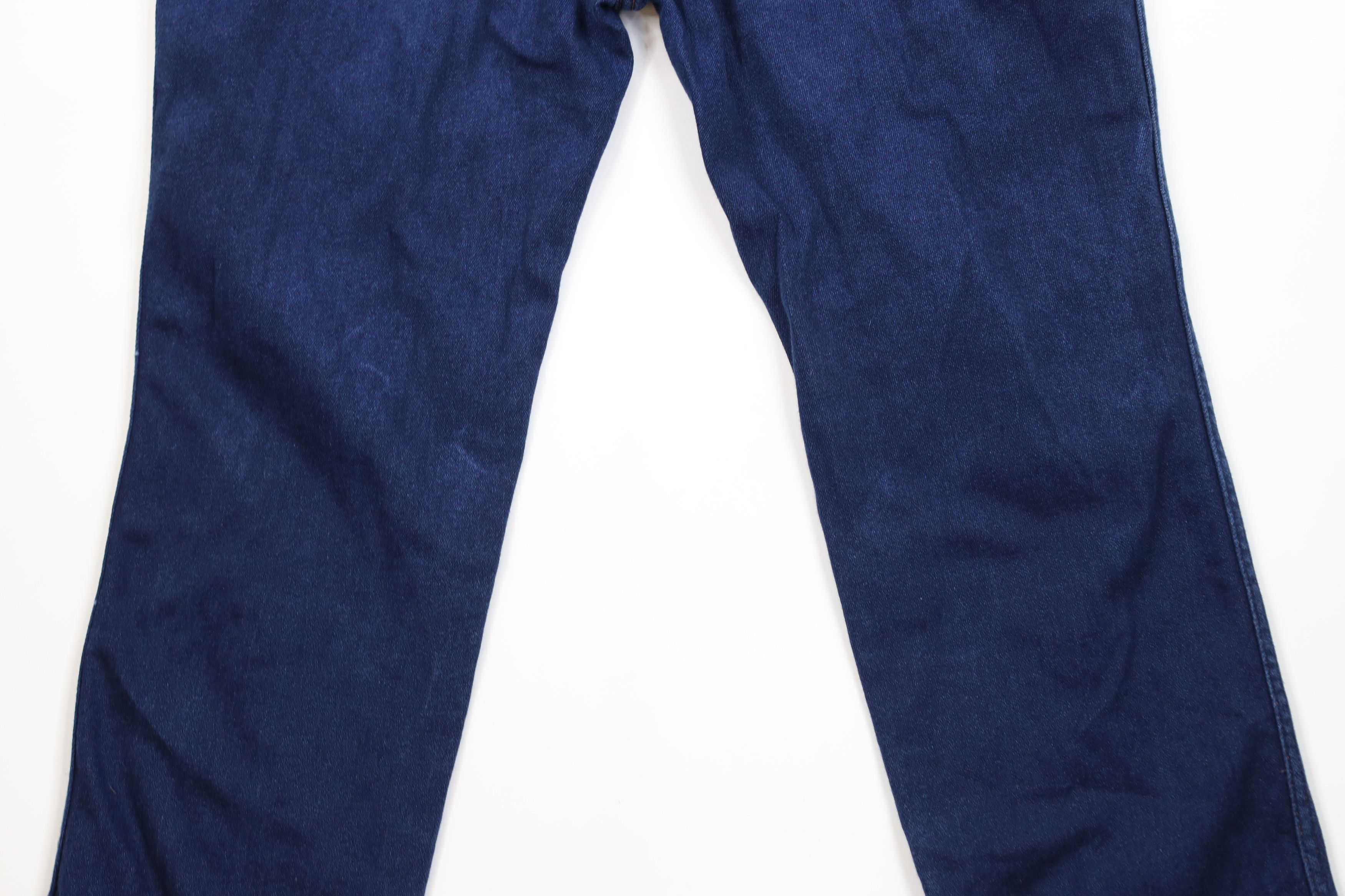 Vintage Vintage 70s Streetwear Wide Leg Denim Jeans Indigo Blue USA Size US 44 / EU 60 - 12 Thumbnail