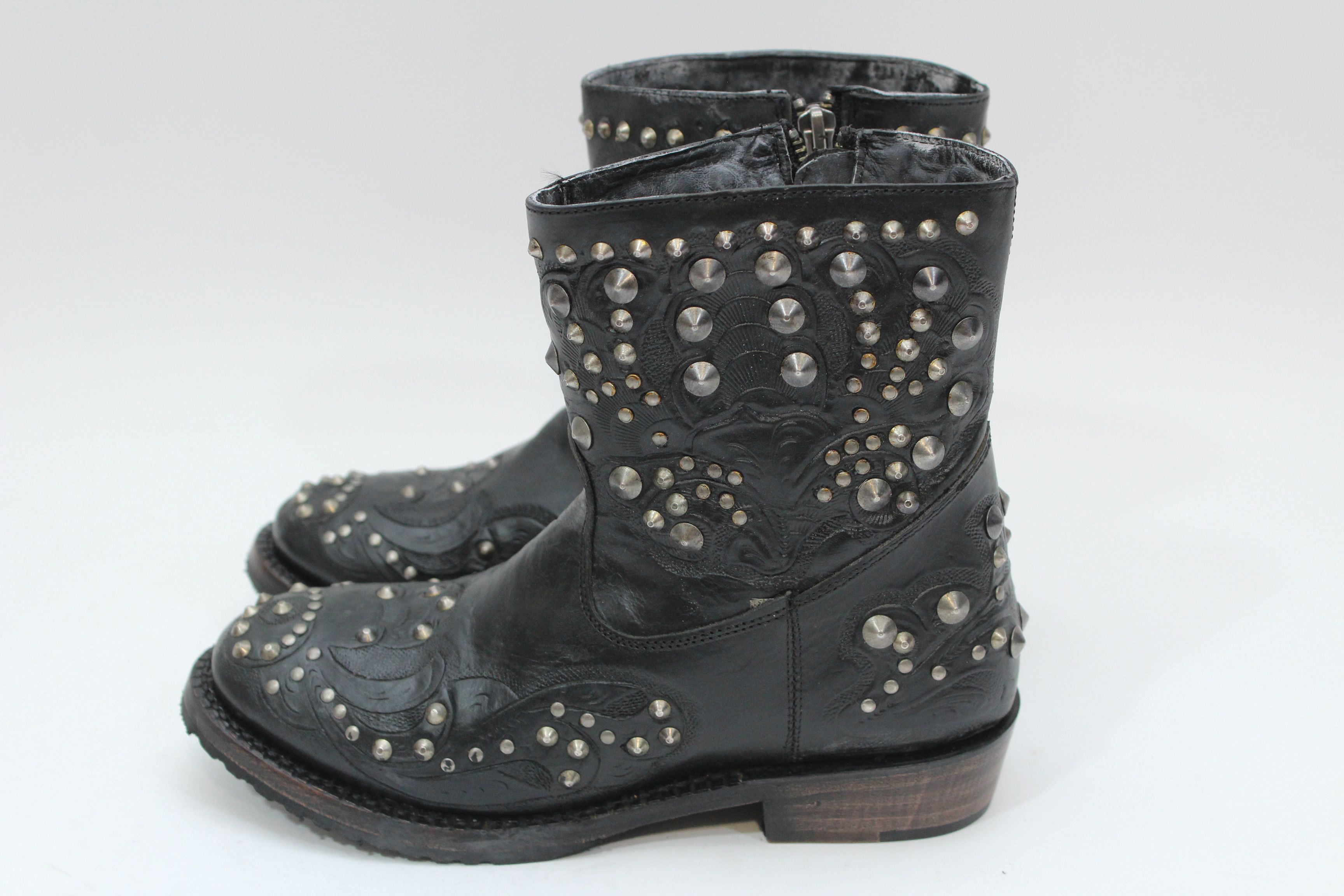 ASH ASH Leather Biker Boots Womens Size 36 Authentic Hype Rare Size US 6 / IT 36 - 5 Thumbnail