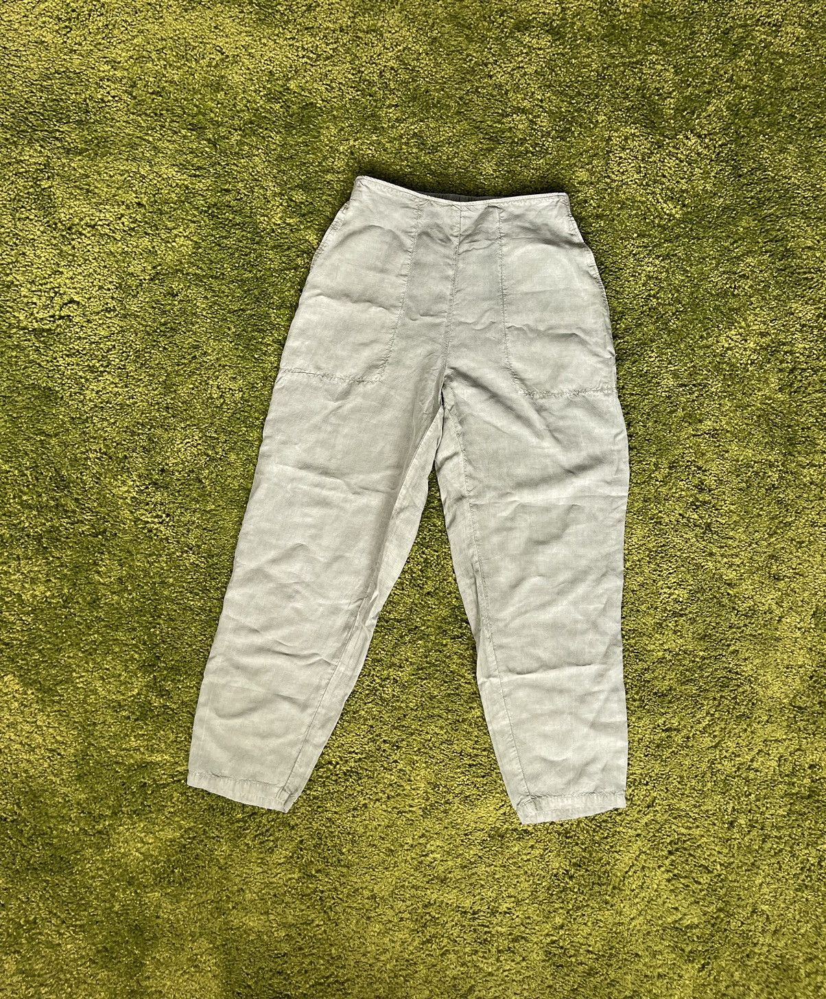 Designer Ischiko by Oska avant garde linen wide samurai pants Size 26" / US 2 / IT 38 - 9 Thumbnail
