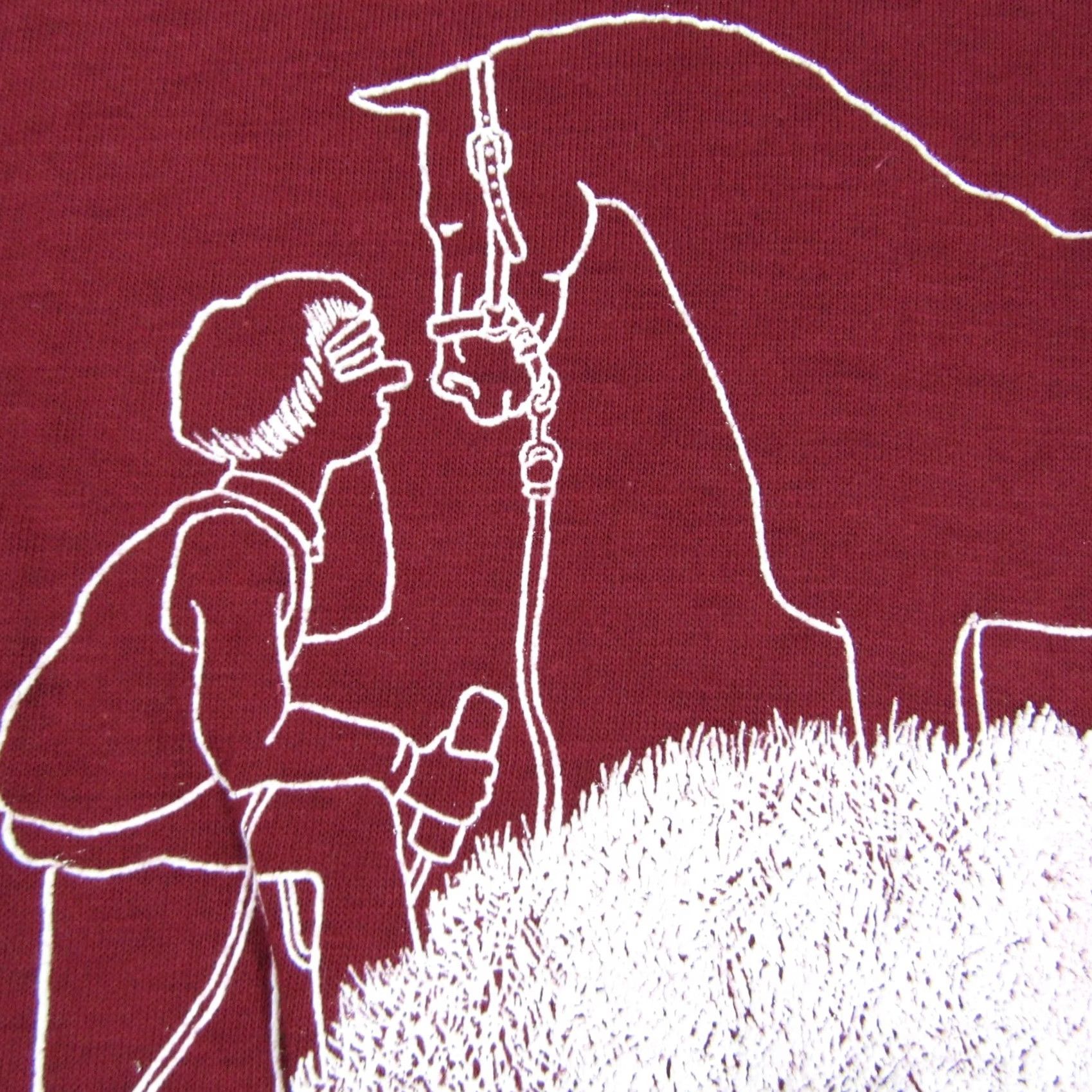 Vintage VINTAGE HORSE HAIRCUT JOKE CARTOON T-Shirt SMALL/MEDIUM Mens XS? Size US S / EU 44-46 / 1 - 5 Thumbnail