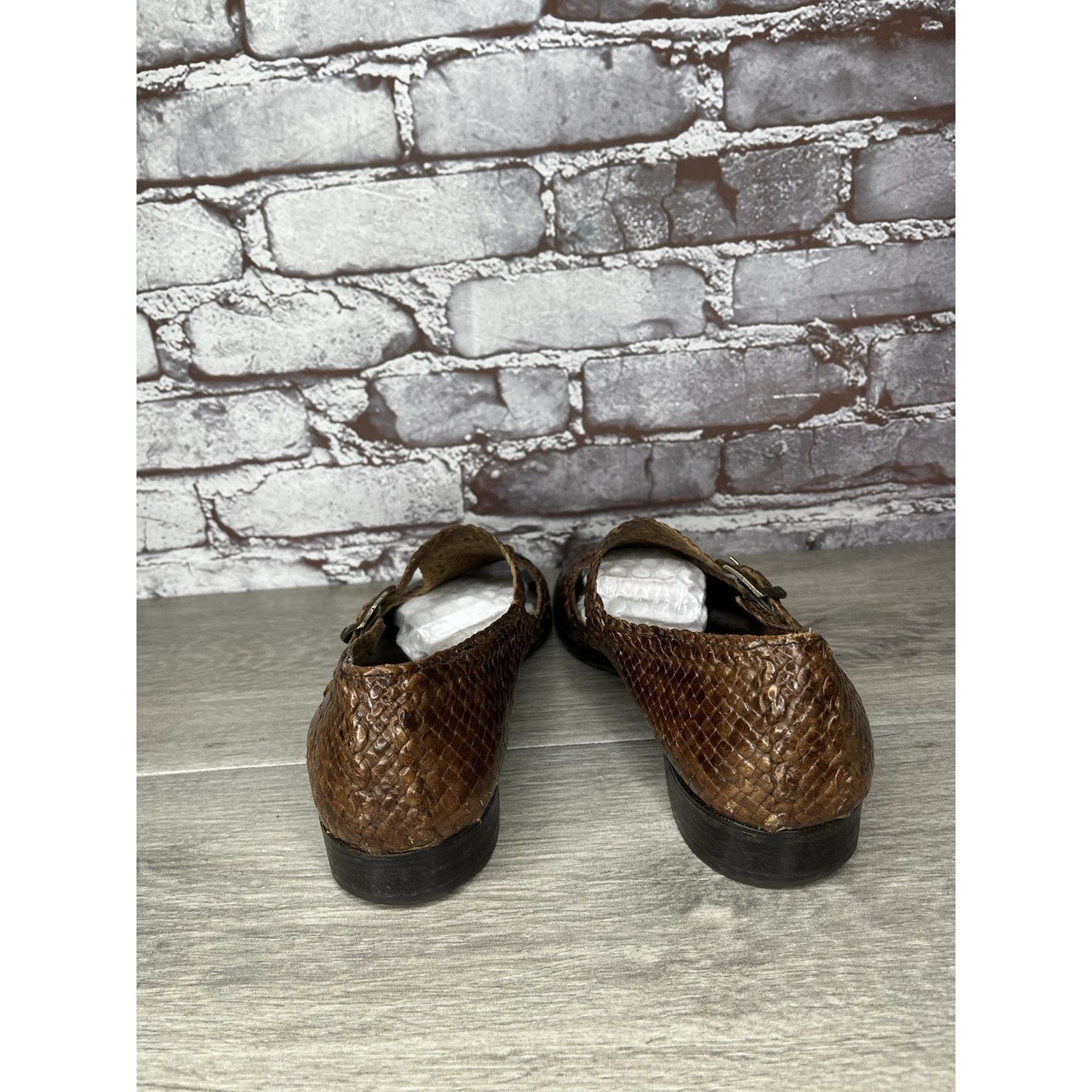 Bally VTG Bally Seville Leather Woven Monk Strap Loafers Shoes Bro Size US 8.5 / EU 41-42 - 9 Thumbnail