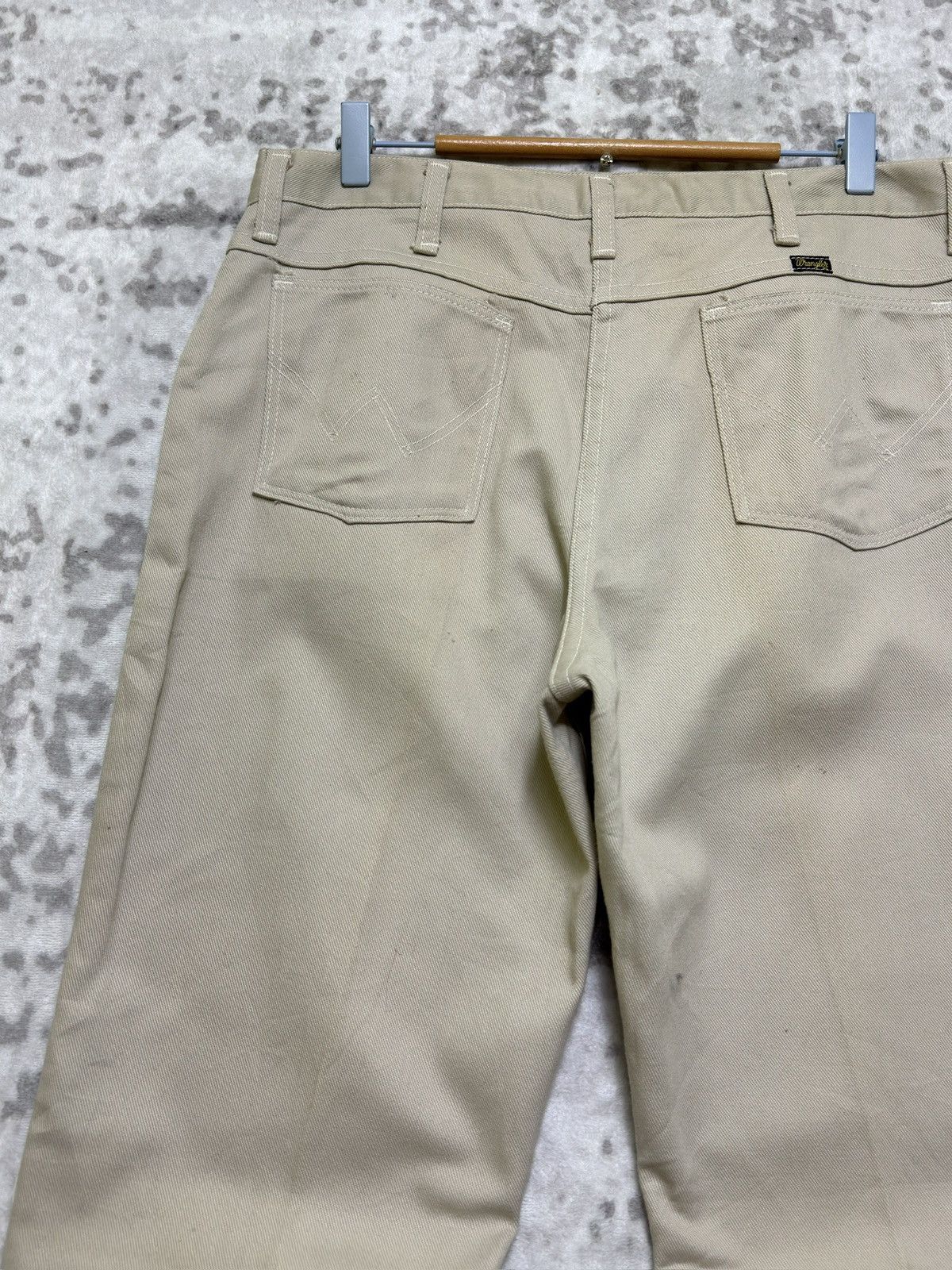 Wrangler Vintage Wrangler Sta-Prest Bootcut Flare Pants 70s Talon Zip Size US 33 - 10 Thumbnail