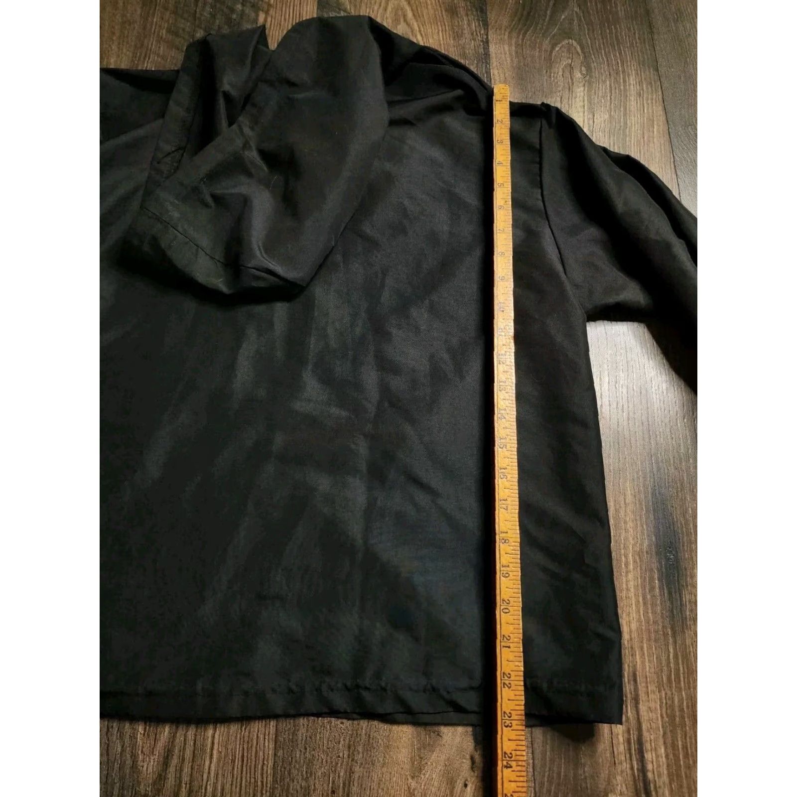 Vintage VINTAGE US Olympic Committee Team USA Windbreaker Hooded Jacket Mens M Black Pockets Zip up Distressed Size US M / EU 48-50 / 2 - 4 Thumbnail