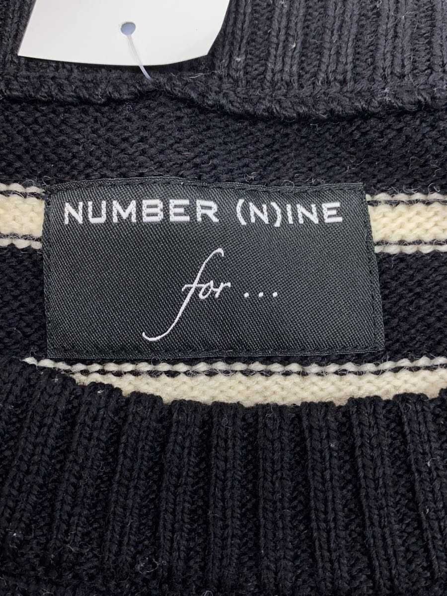 Number (N)ine NUMBER NINE OVERSIZE WOOL BORDER STRIPE SWEATER Size US M / EU 48-50 / 2 - 4 Thumbnail