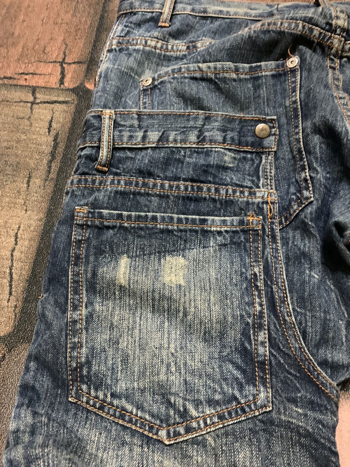 If Six Was Nine CRAZY BONDAGE PUNK double knee / double waist multipocket Size US 34 / EU 50 - 16 Thumbnail