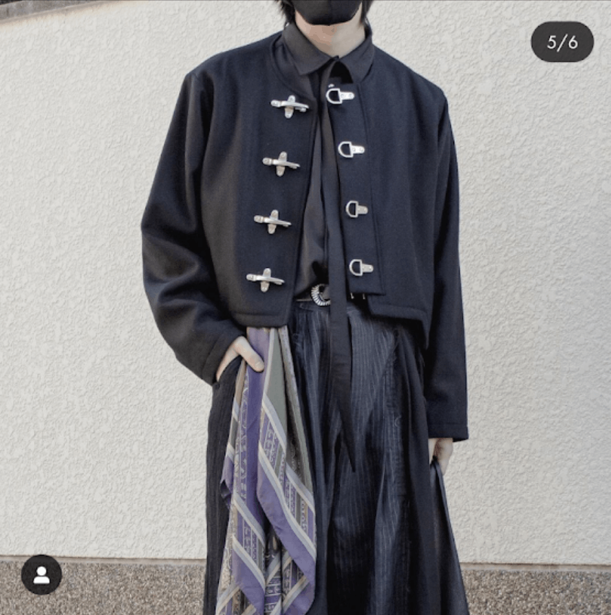 Japanese Brand NOT CONVENTIONAL Fireman Clasp Crop Jacket Size US L / EU 52-54 / 3 - 1 Thumbnail
