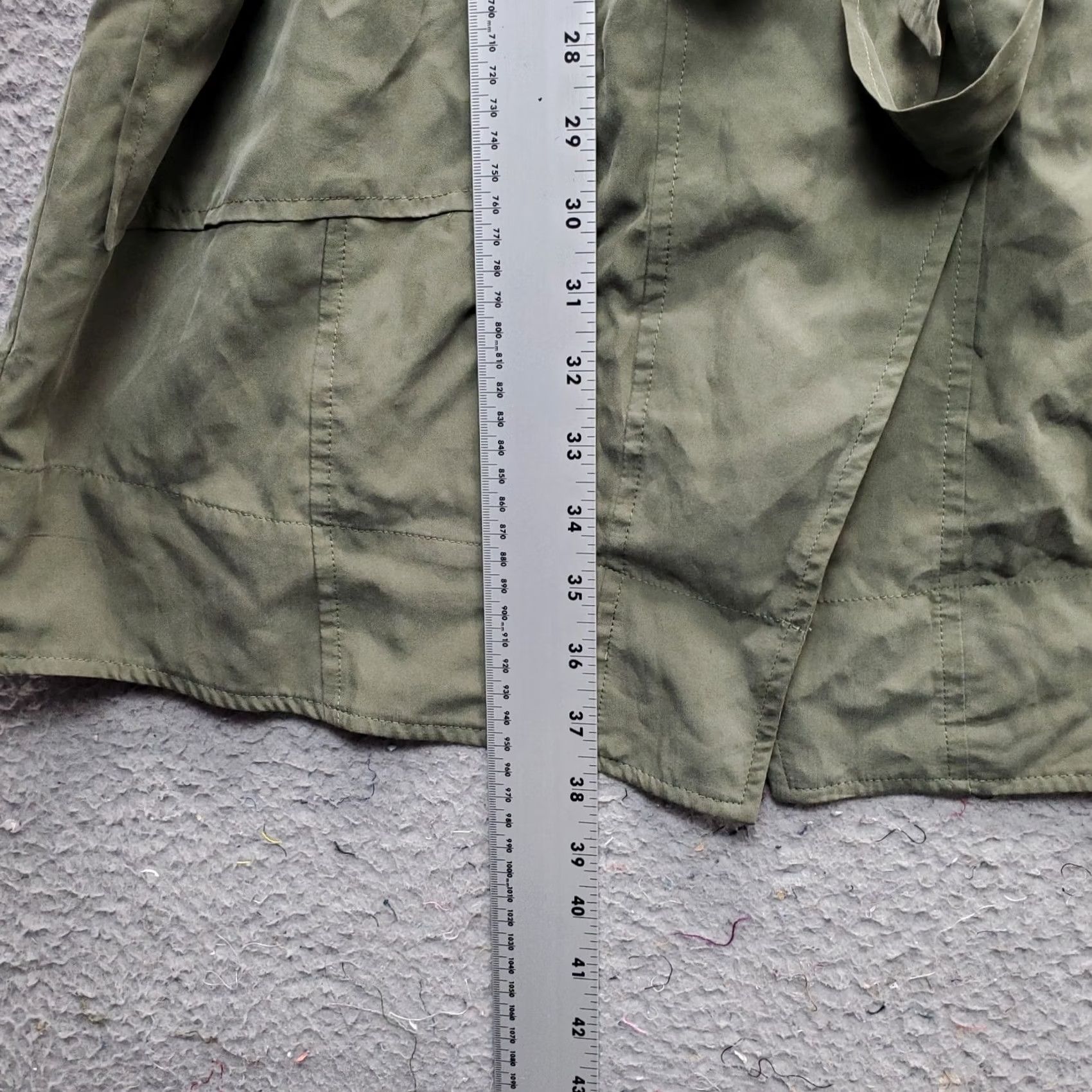 Banana Republic Banana Republic Dress Womens 12 Green Trench Roll Tab Sleeve Belt Waist Notch Size XL / US 12-14 / IT 48-50 - 3 Thumbnail