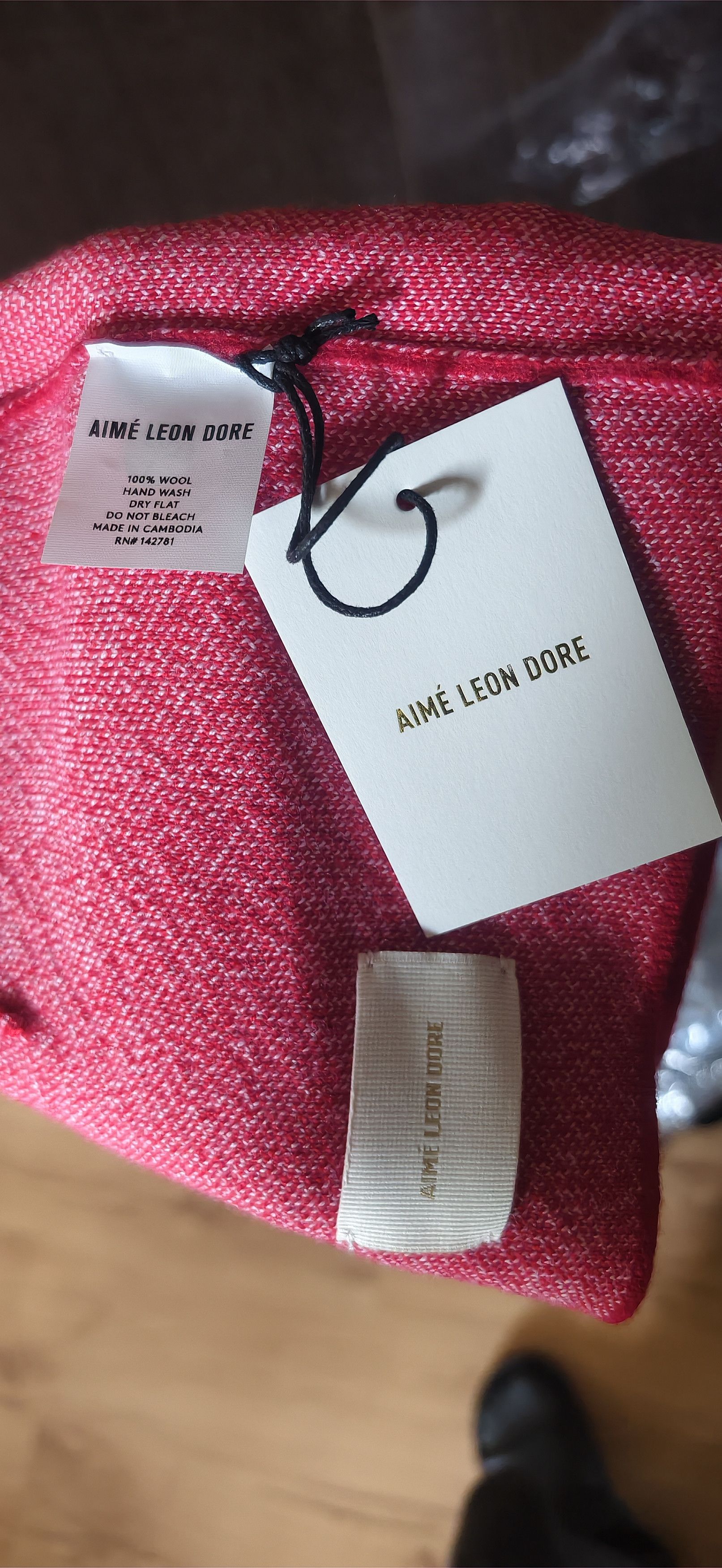 Aime Leon Dore Olympiacos Wool Beanie Size ONE SIZE - 4 Thumbnail