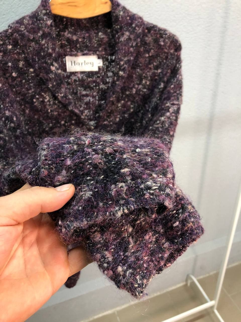 Harley of Scotland Harley of Scotland womens wool cardigan sweater Large Size L / US 10 / IT 46 - 5 Thumbnail