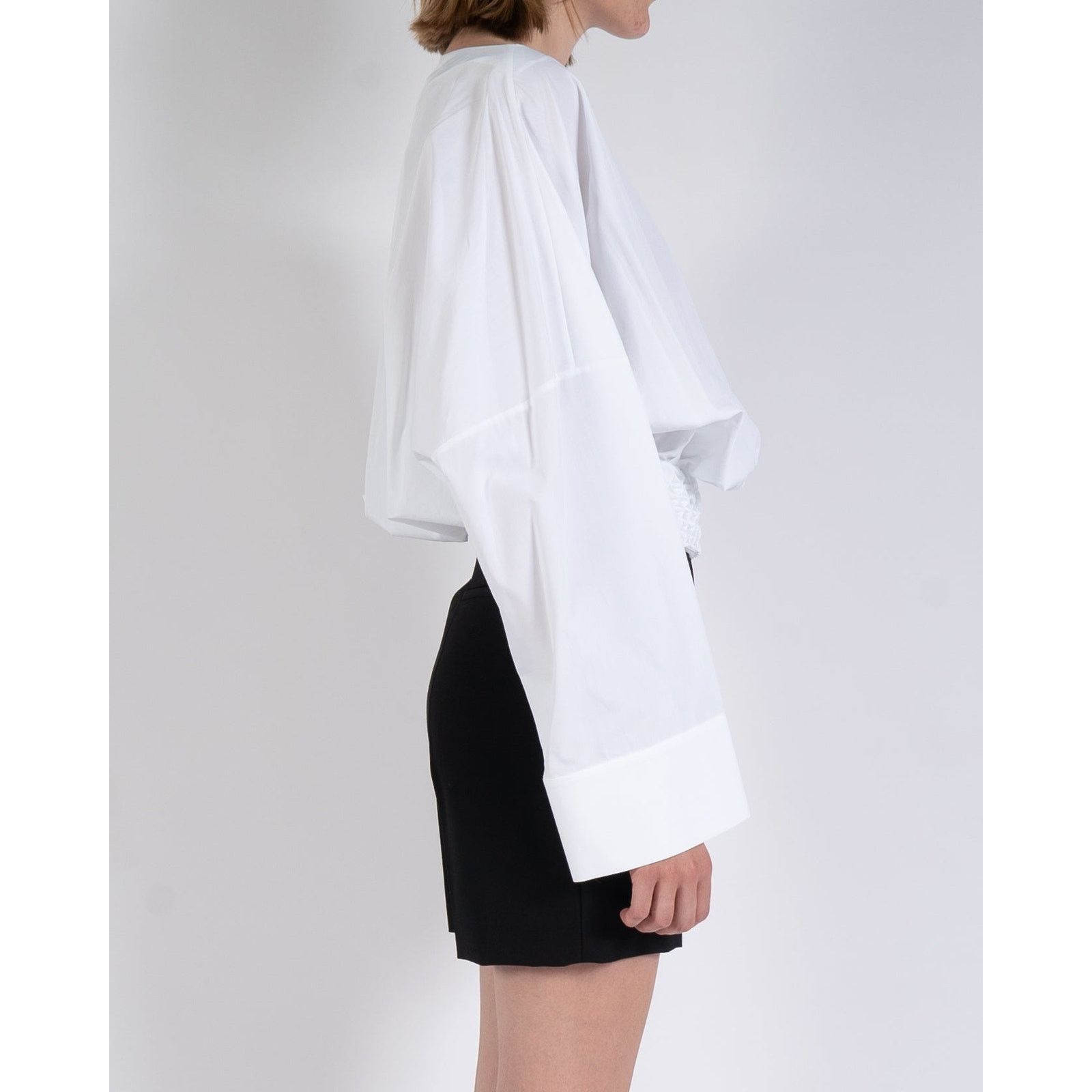 Haider Ackermann SS17 White Boatneck Shirt Top Size XS / US 0-2 / IT 36-38 - 5 Thumbnail